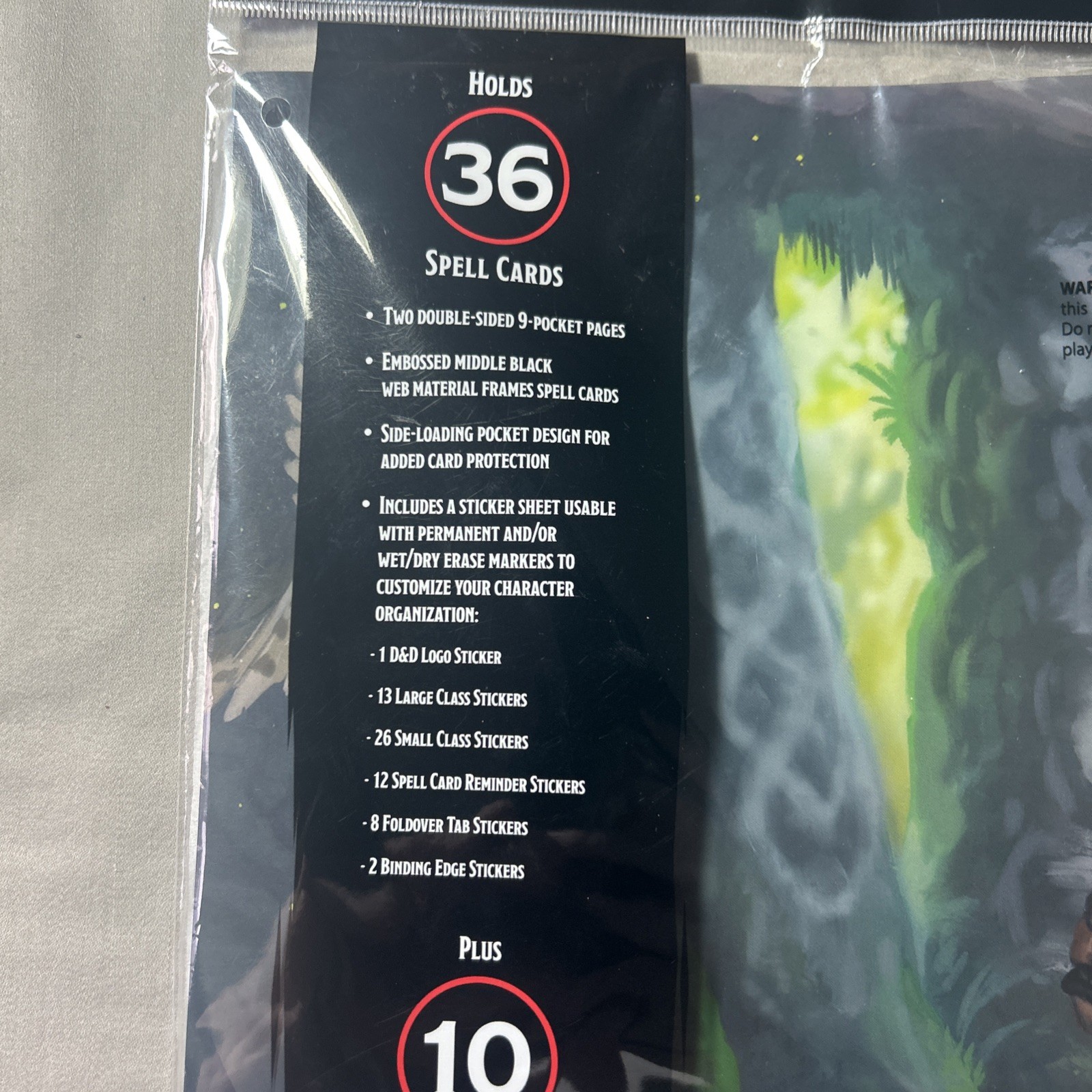 New Ultra Pro Character Folio: D&D: Ranger Sticker Sheet & 2 Double Sided Pages