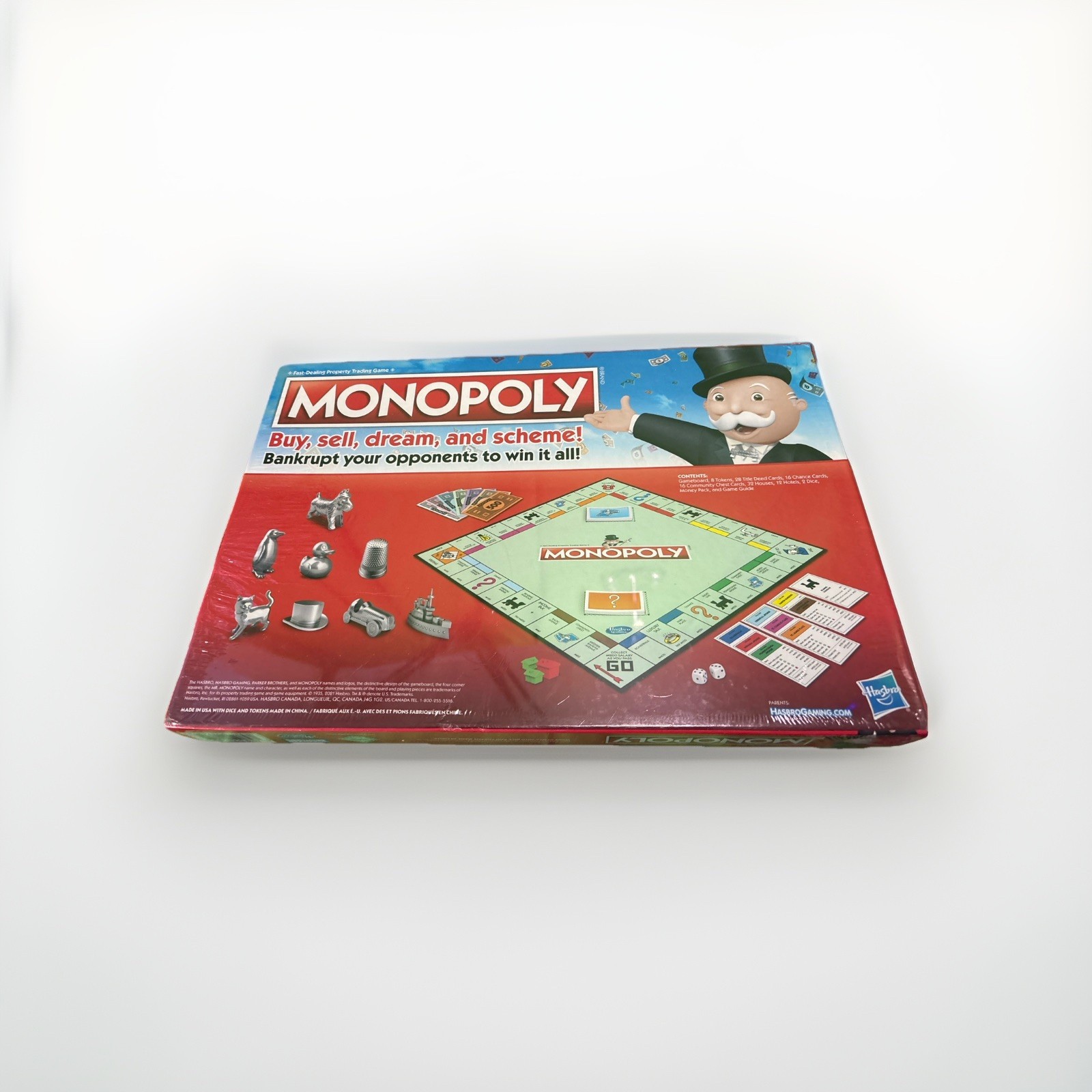 Monopoly Classic Board Game C1009 Parker Bros Hasbro Sealed – Thimble Is Back