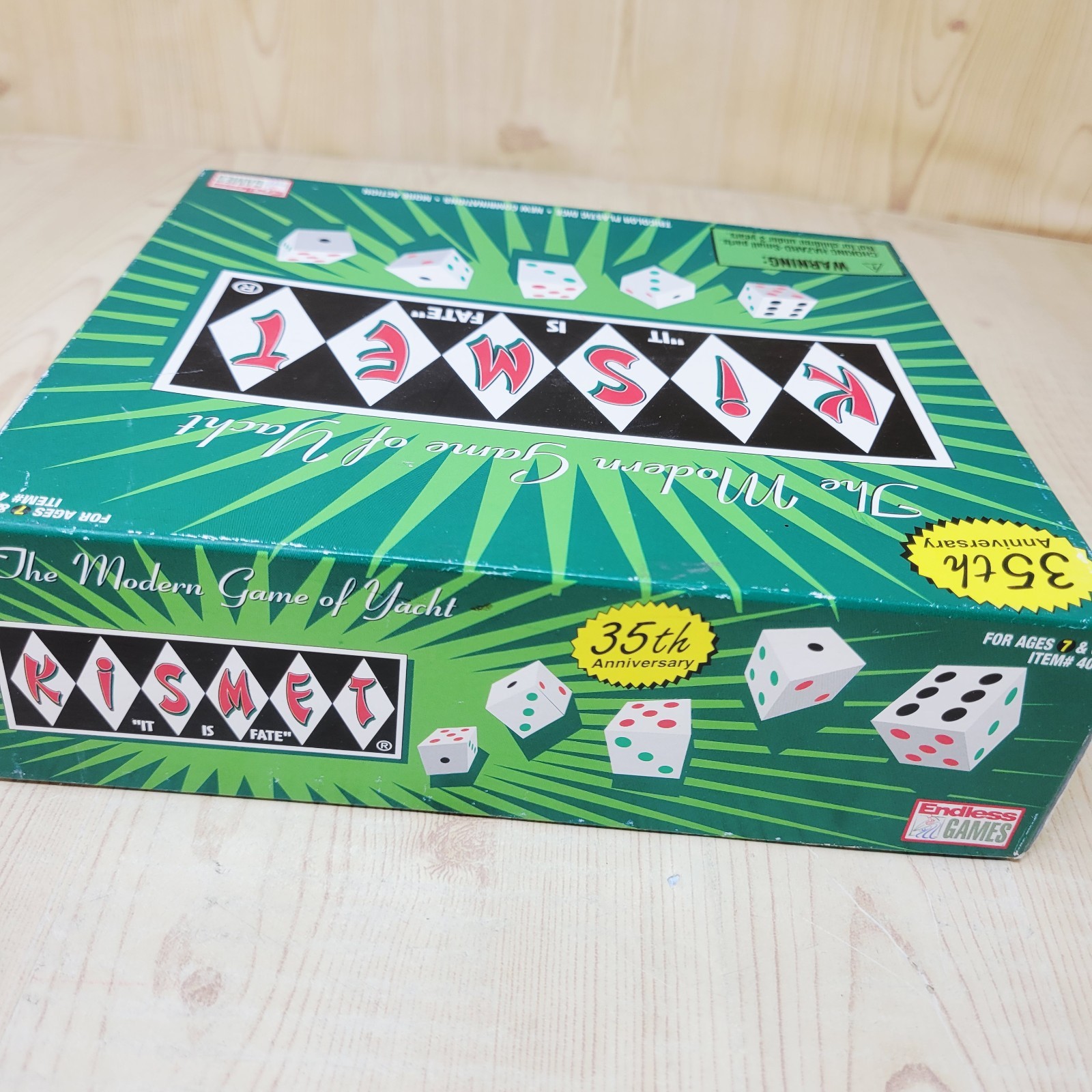 Vintage Kismet “The Modern Game Of Yacht” 35th Anniversary MISSING TWO DICE!