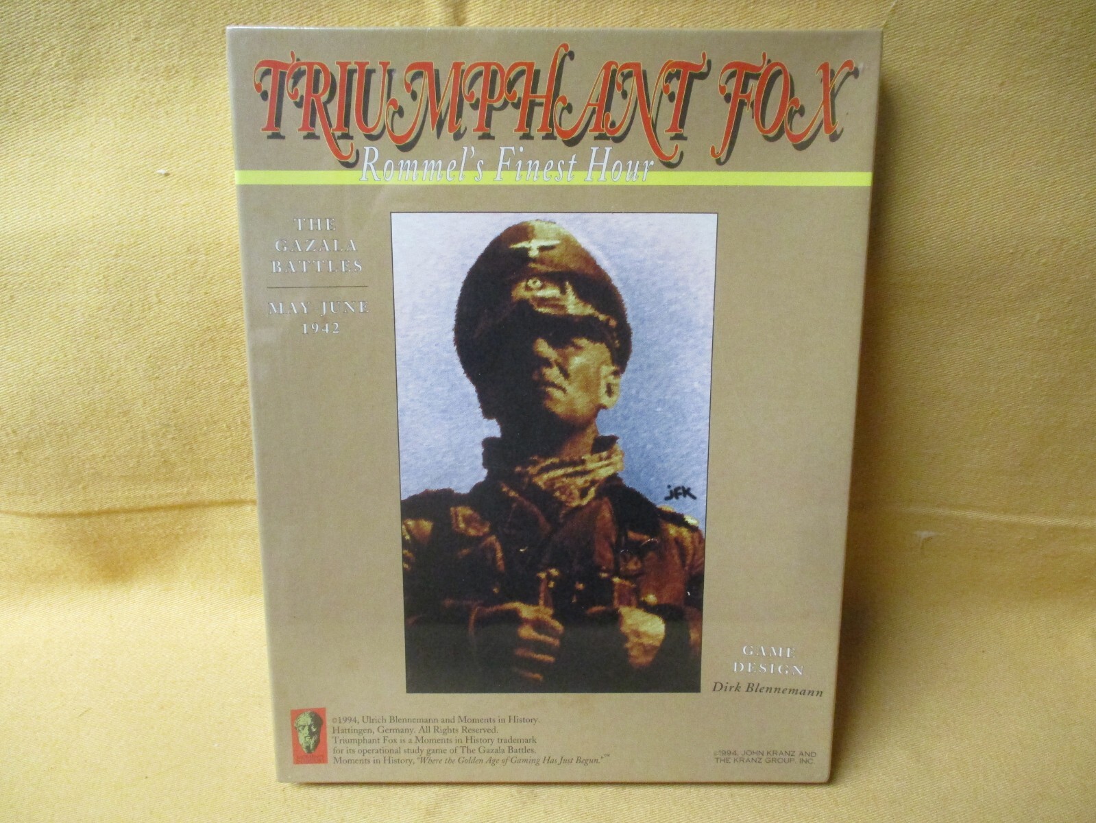 Moments in History Triumphant Fox Wargame / 1994 / New in Shrink Wrap