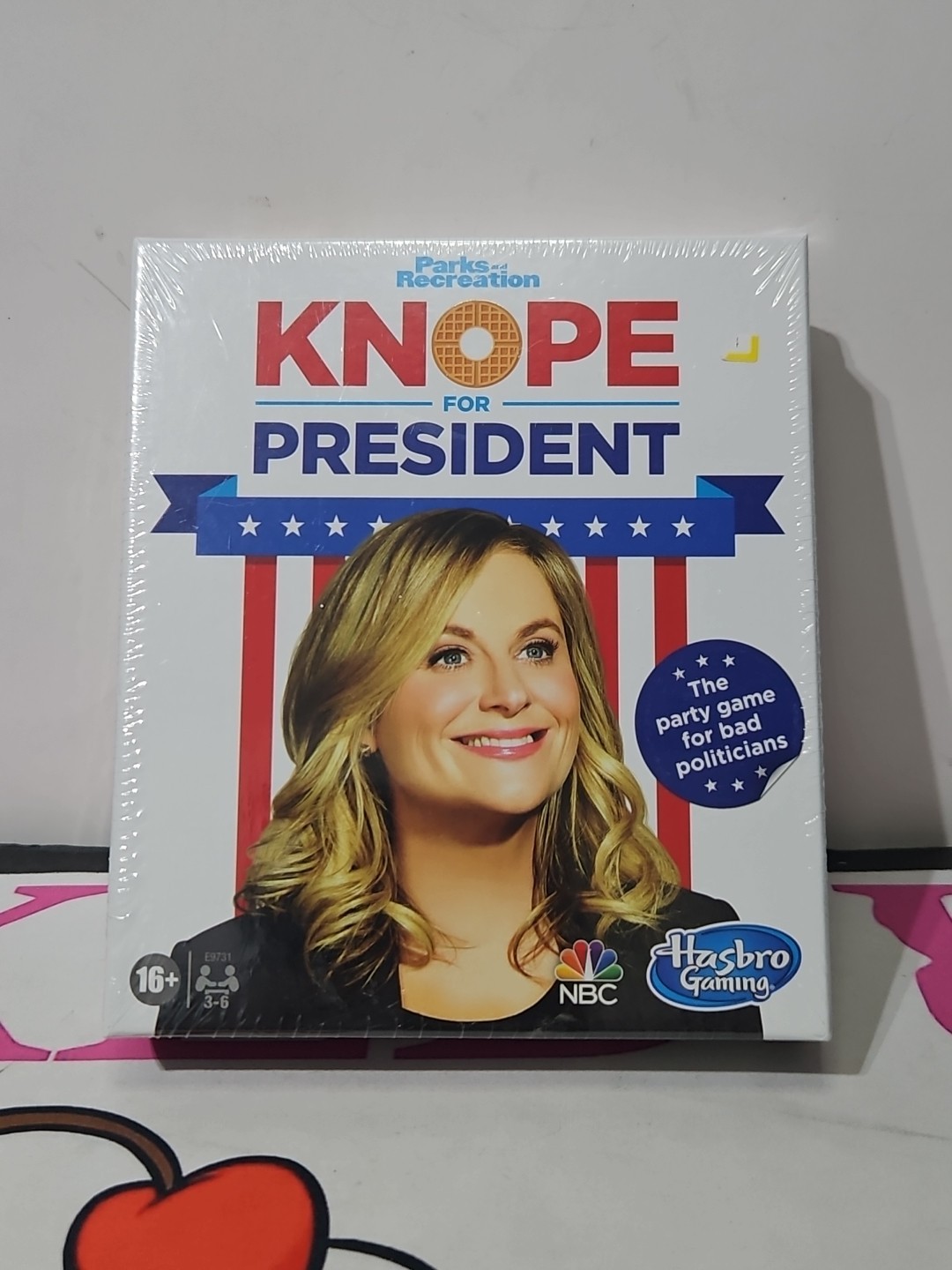 Parks & Recreation KNOPE FOR PRESIDENT Party Game Hasbro 2020 Amy Poehler