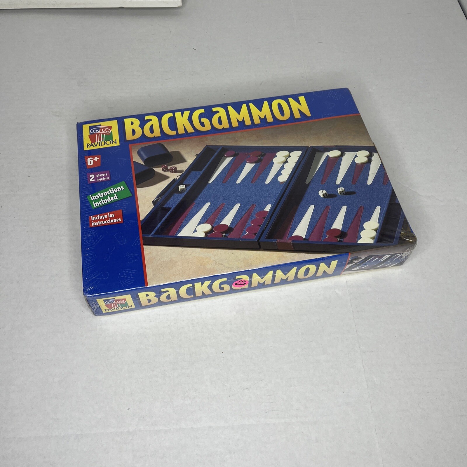 Vintage Pavilion Backgammon Board Game New Factory Sealed Toys R Us No 147