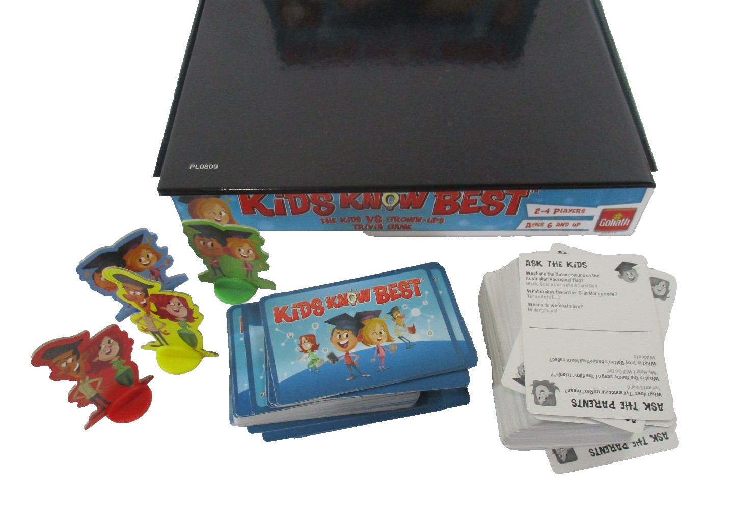 Kids Know Best Kids vs Grown-Ups Trivia Game 6+ 2-4 Player Goliath 2017 Complete