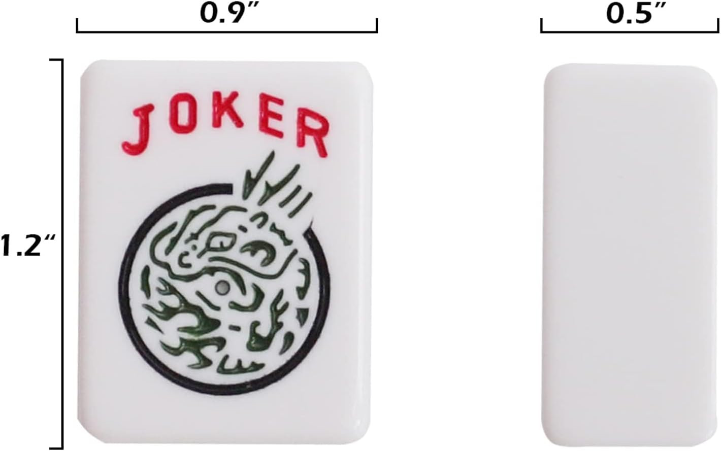 American Mahjong Set,166 White Tiles with Red Bag and Accessories,4 All-In-One M