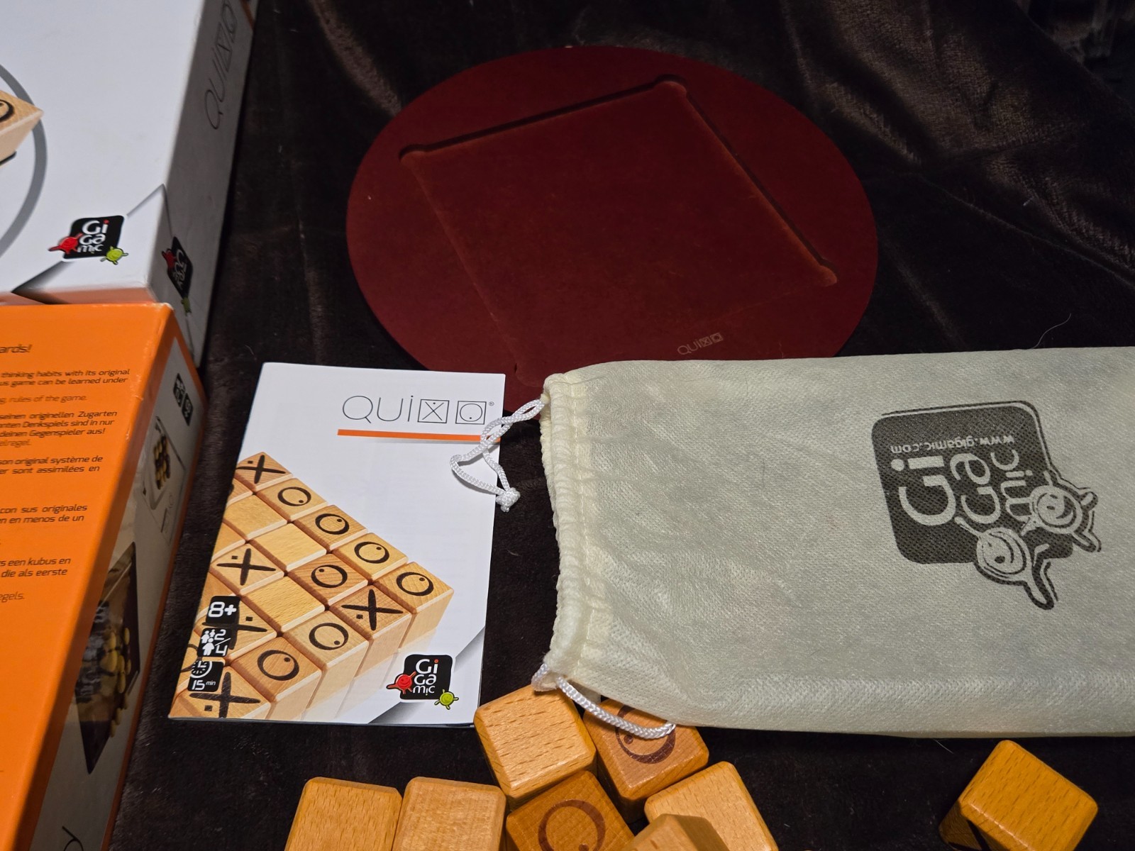 Quixo Abstract Strategy Board Game 1995 Vintage Gigamic-100% COMPLETE
