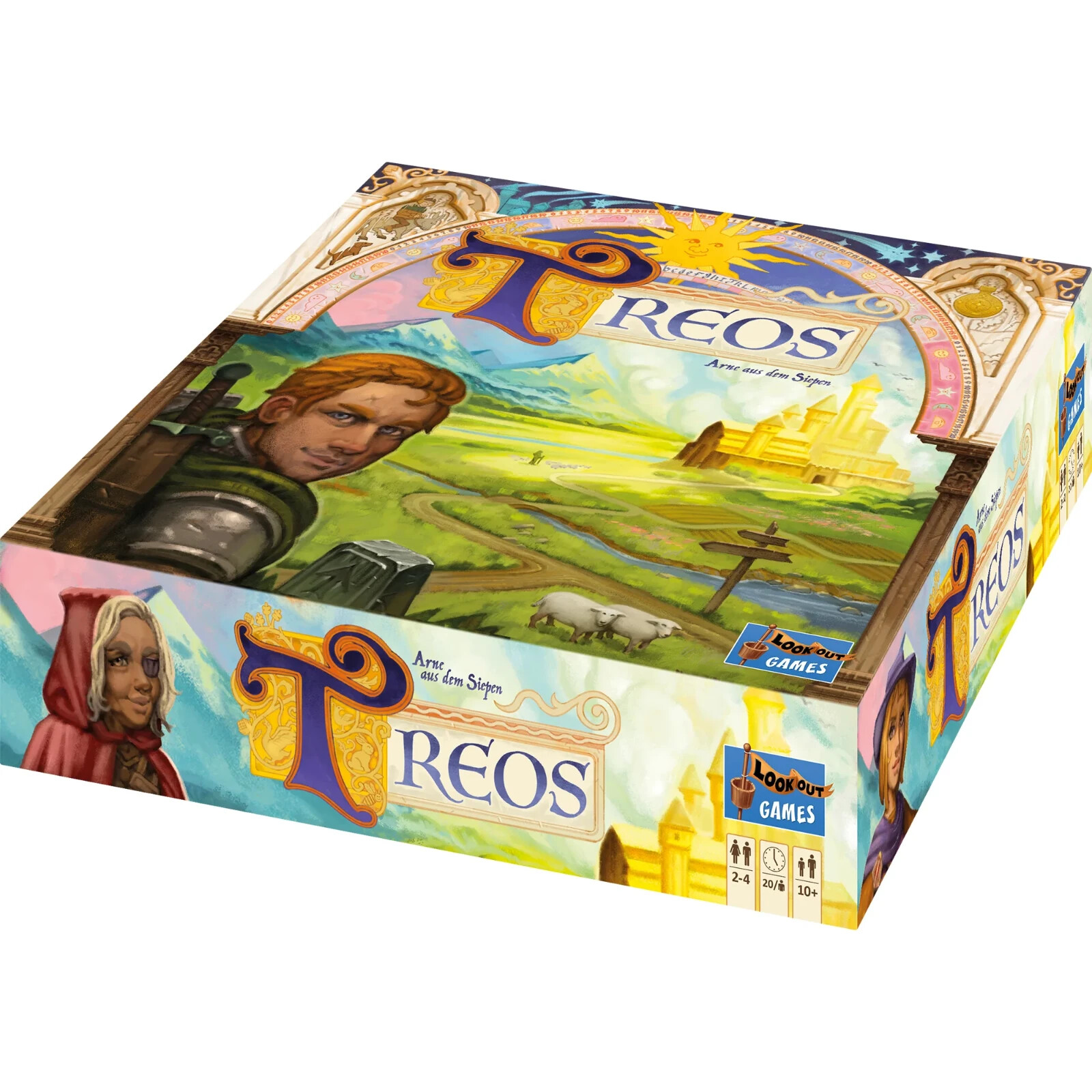 Treos: Adventure Board Game for Kids & Adults Lookout Games New Free Shipping US