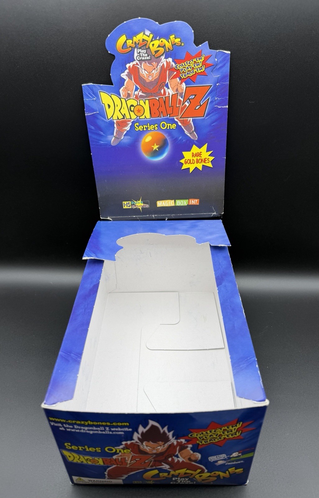 Australian Crazy Bones Dragon Ball Z Display Box w/ 2 Packs Chance Gold Figure