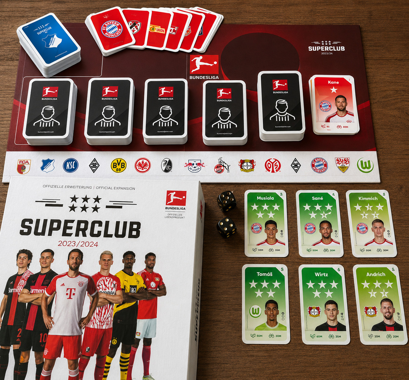 Superclub Bundesliga 2023/24 Expansion 234 Player Draft Board DE/EN Game