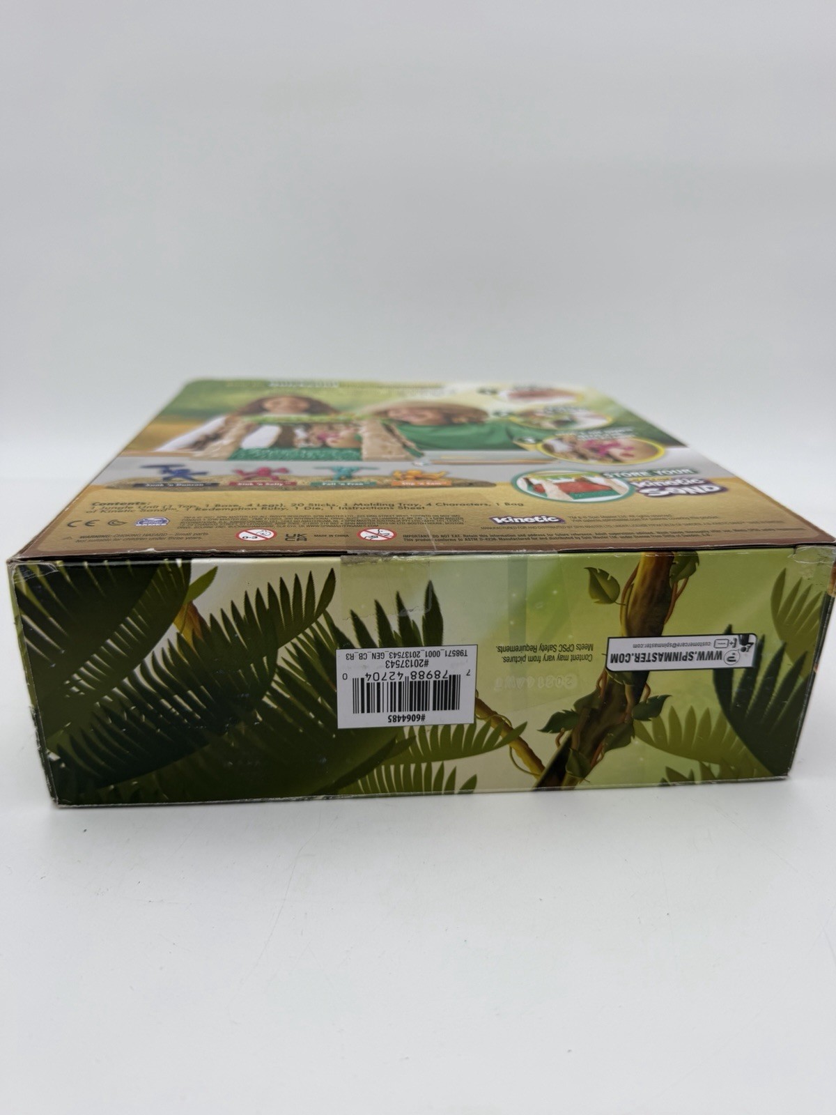 Sink N Sand Game Kinetic Sand Spin Master Jungle Quicksand Board Game