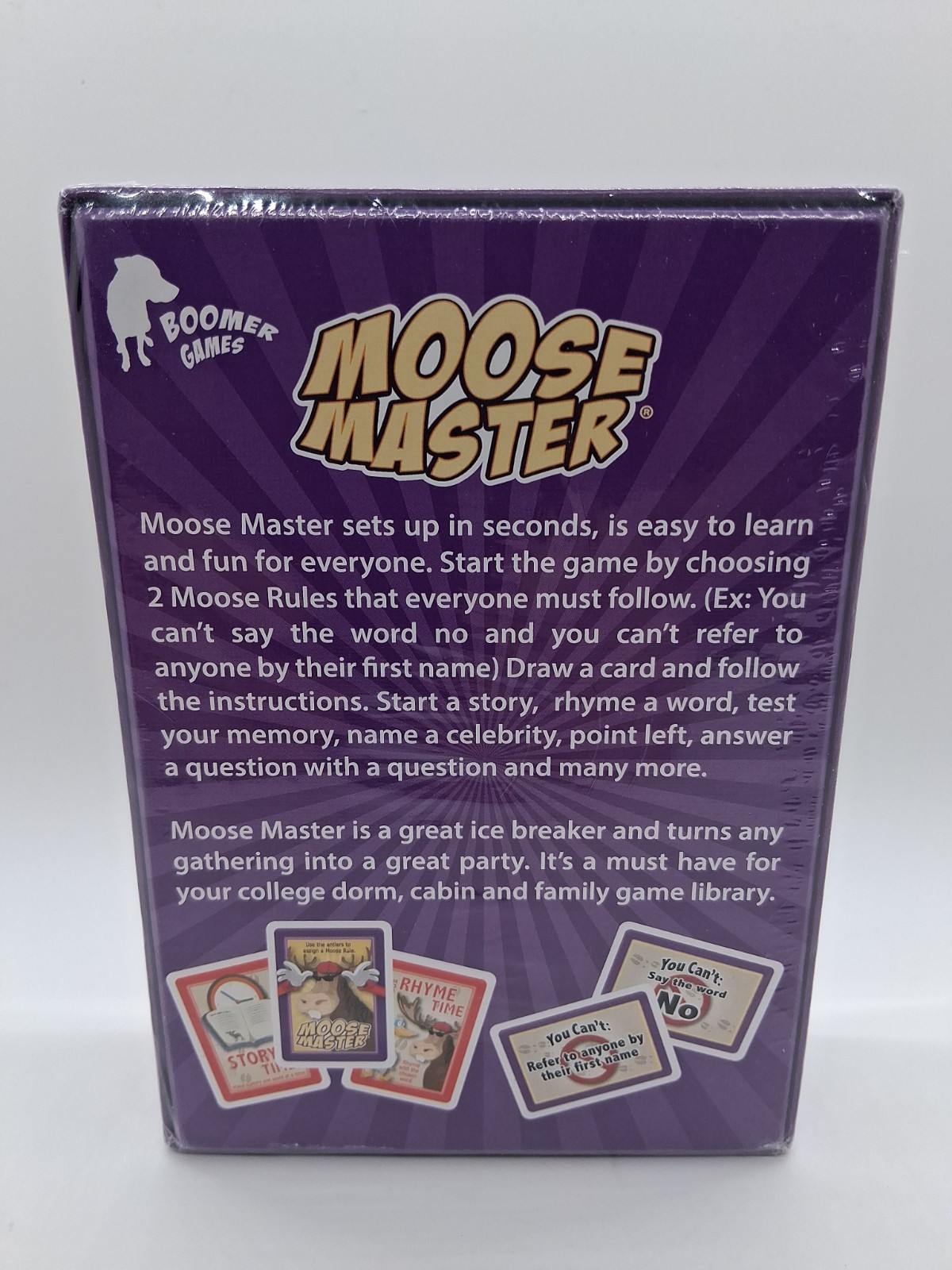 MOOSE MASTER Card Game: Crazy Party Game for All Ages Boomer Games 2021