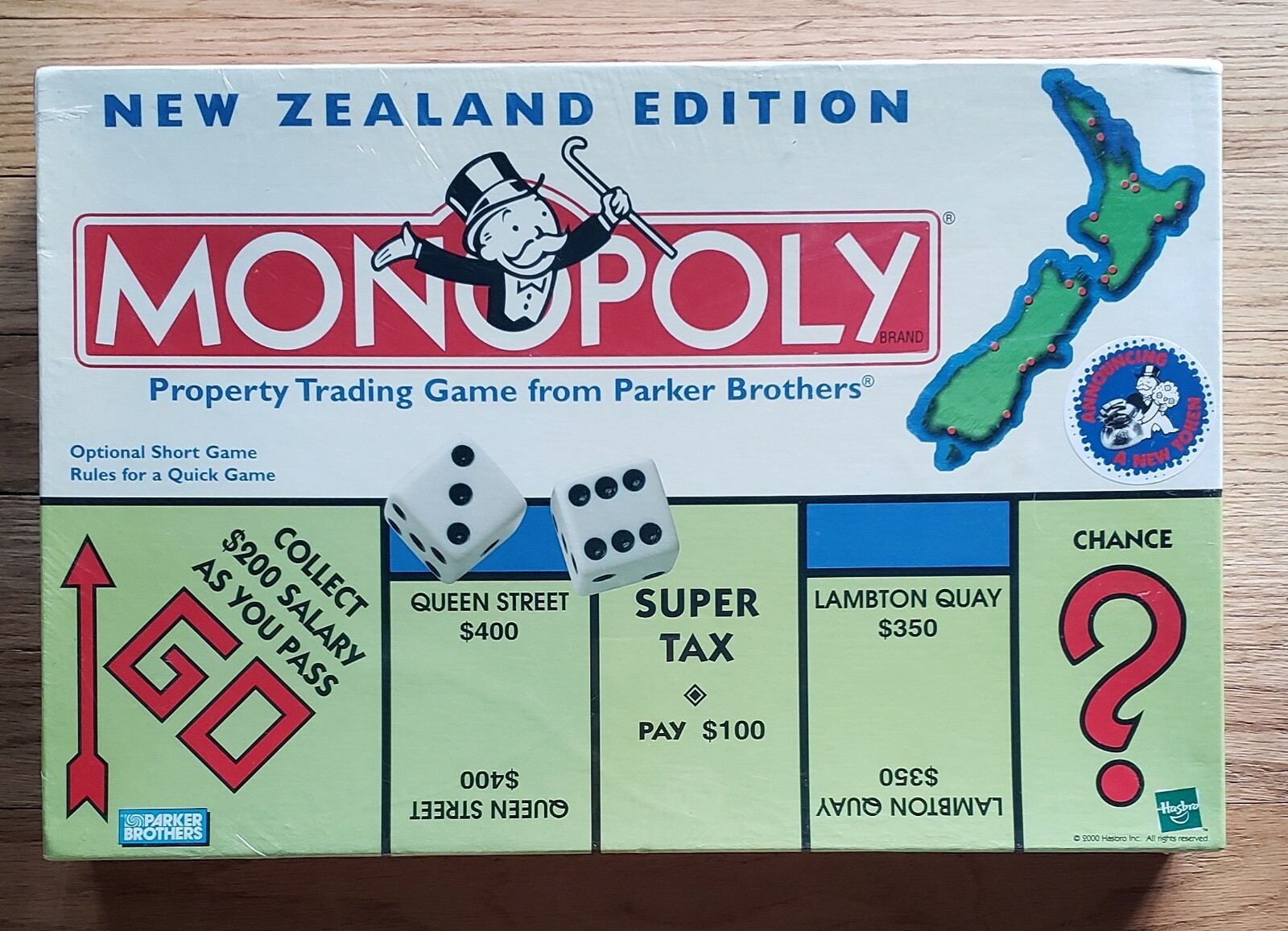 NEW Monopoly NEW ZEALAND EDITION 2000 Game Sealed NIB