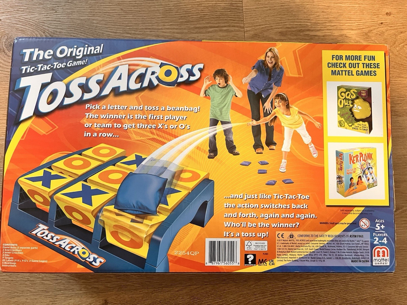 Mattel Games – Toss Across Game: The Original Tic-Tac-Toe Game (New Sealed)