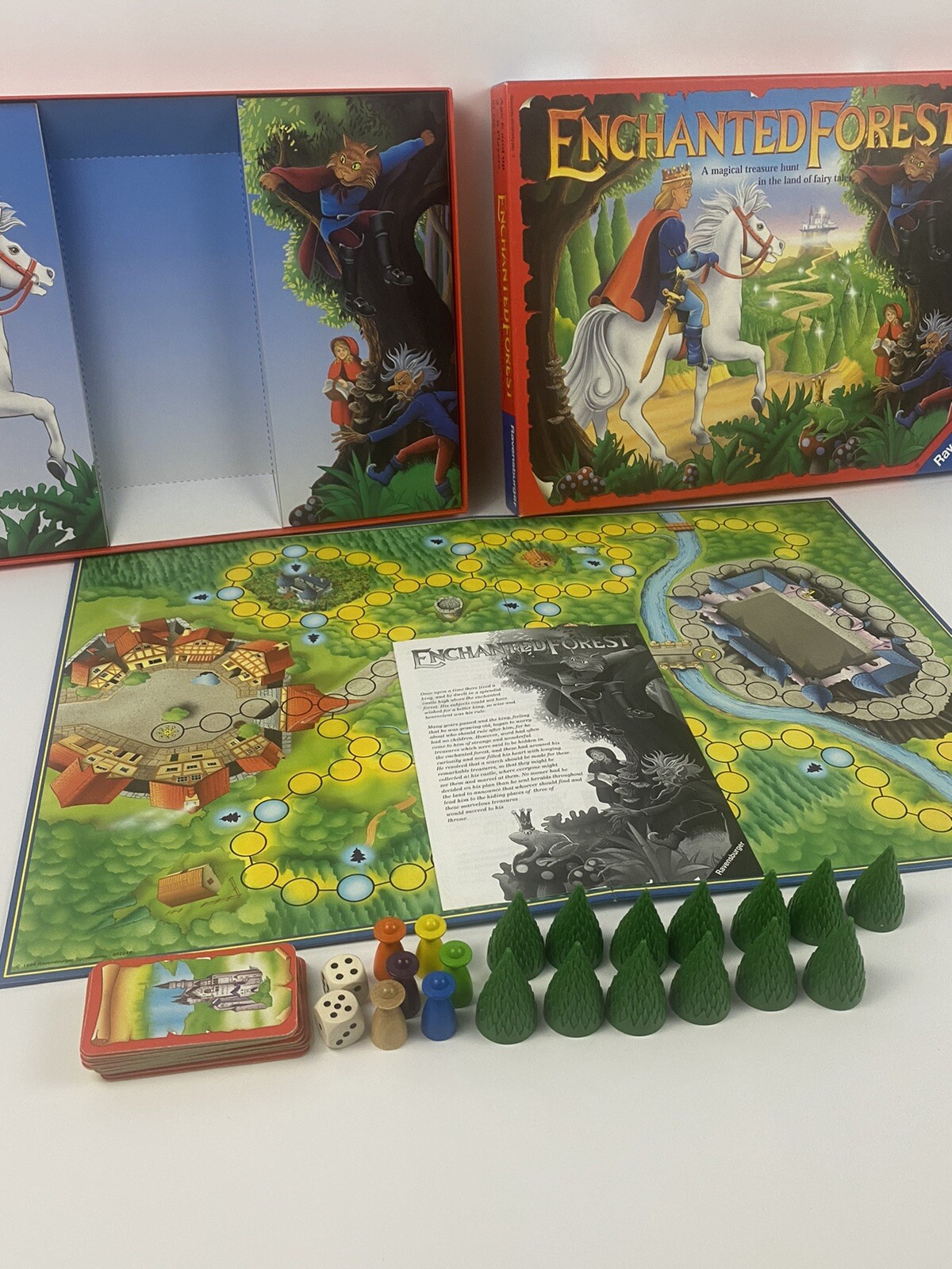 Enchanted Forest Retro Tabletop Board Game 1994 Complete Ravensburger Germany