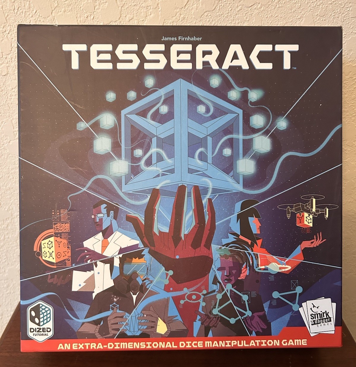 Tesseract | Cooperative Dice Manipulation Game | Board Game | Smirk & Dagger CIB