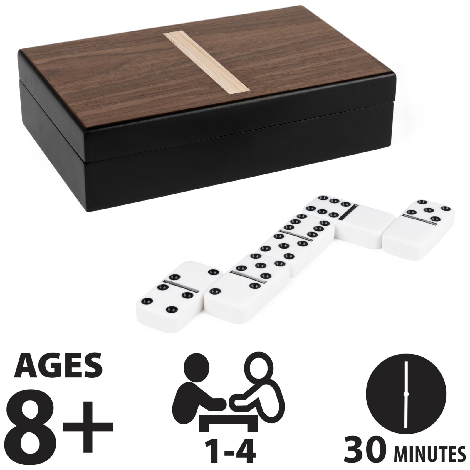 Spin Master Games, Cardinal Legacy Deluxe Double-6 1, Double 6 Dominoes