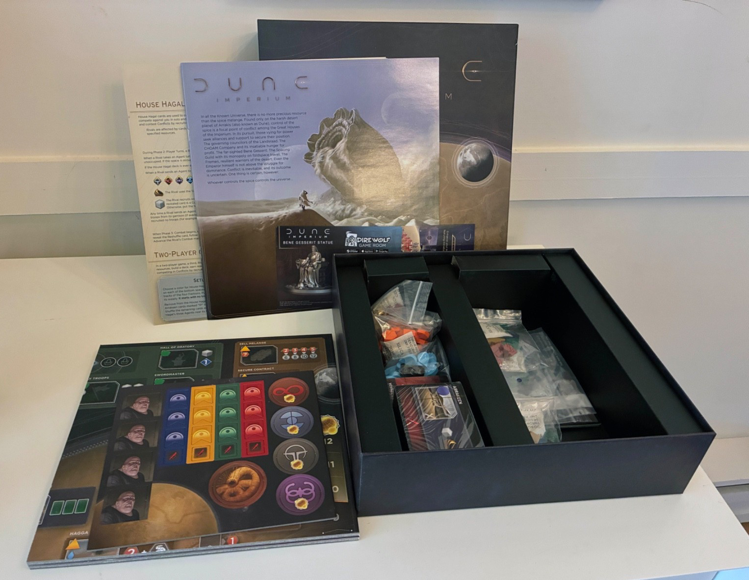 Dune Imperium Legendary Edition – Open Box – Complete – Unplayed – Dire Wolf