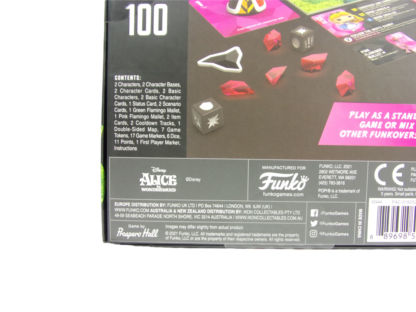 CHASE FUNKO POP RARE – Funkoverse 2021 Alice In Wonderland Disney Strategy Game