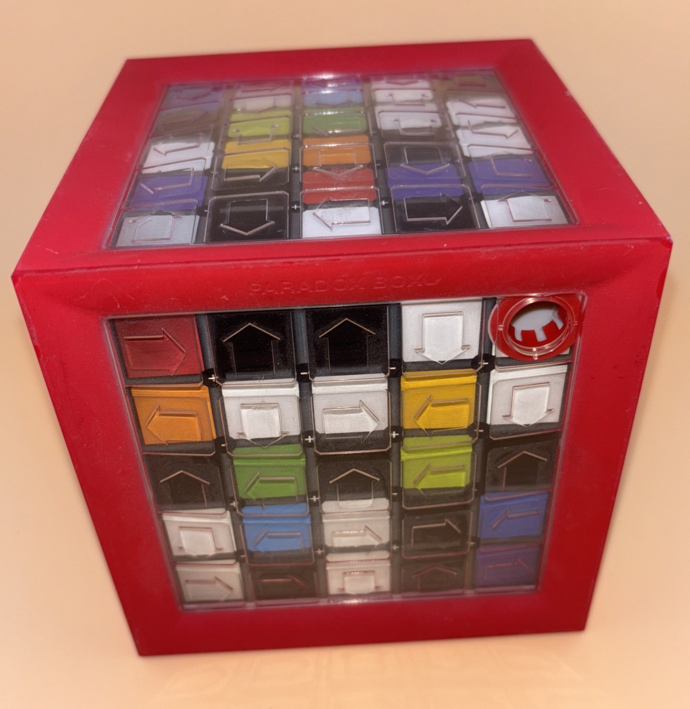 Paradox Box Challenging Labyrinth Game Fat Brain Games Maze Puzzle Marble. Rare