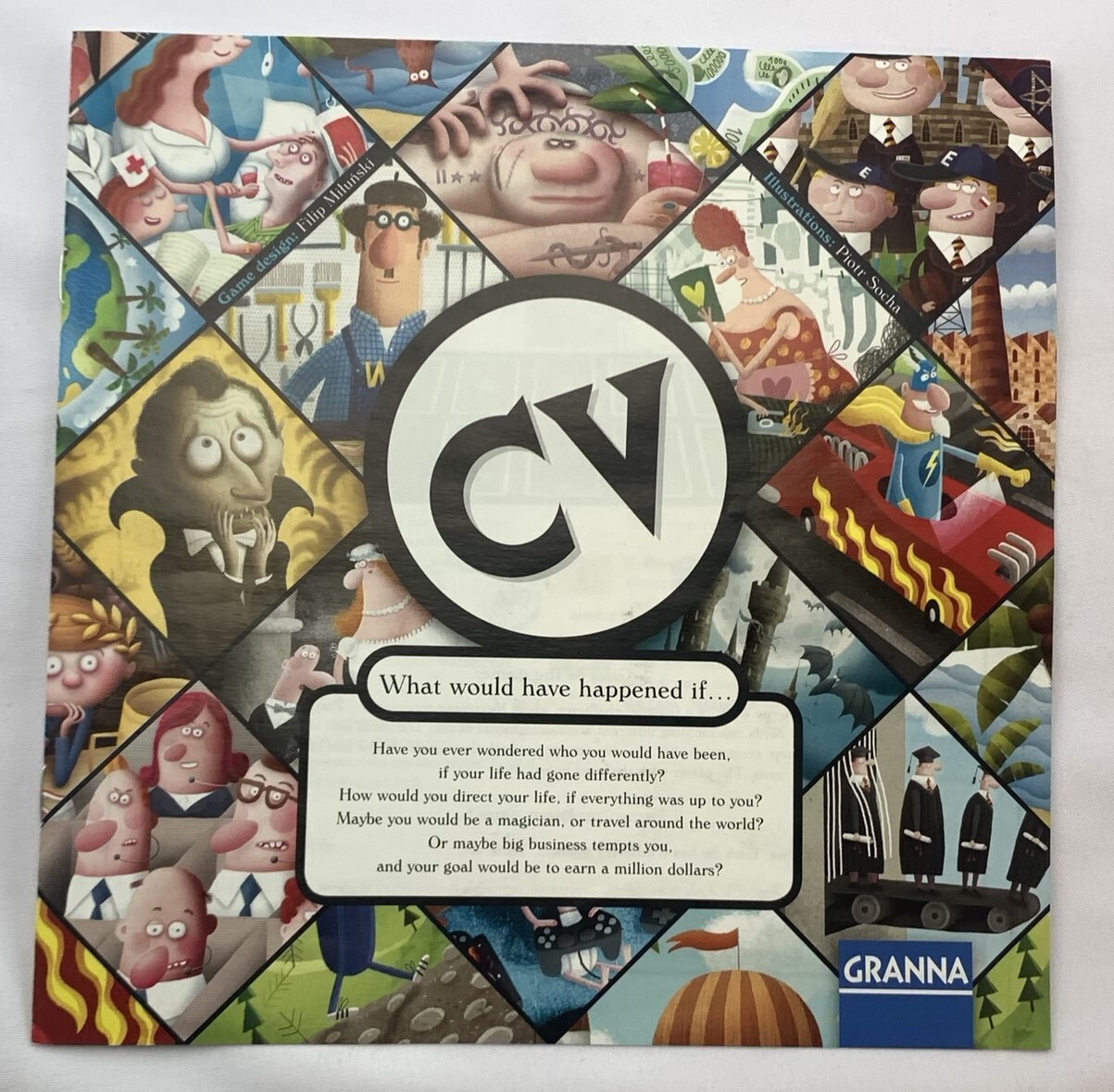 2013 CV: What Would Happen If… Board Game by Granna Complete Great Cond