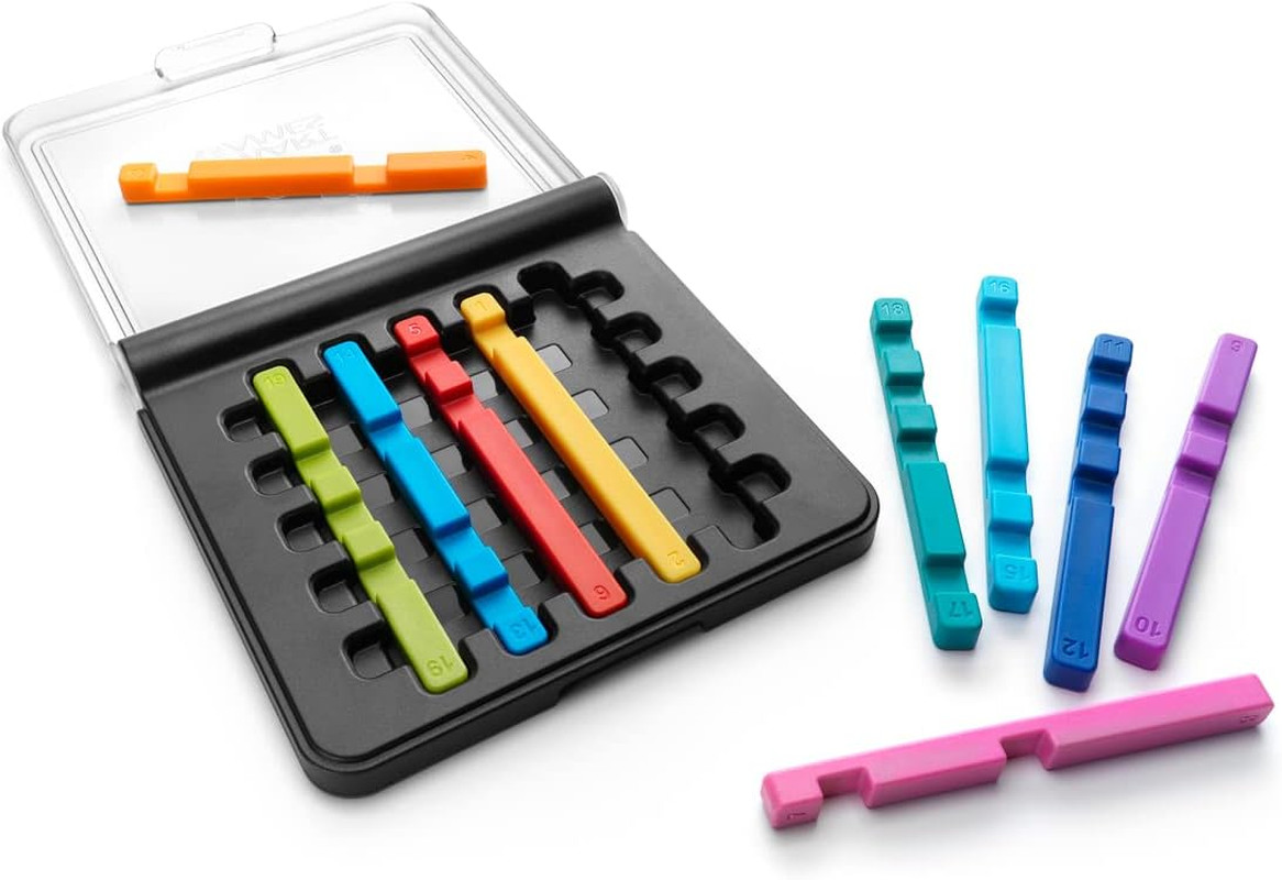 IQ Stixx Stacking Travel Game with 120 Challenges for Ages 7 – Adult