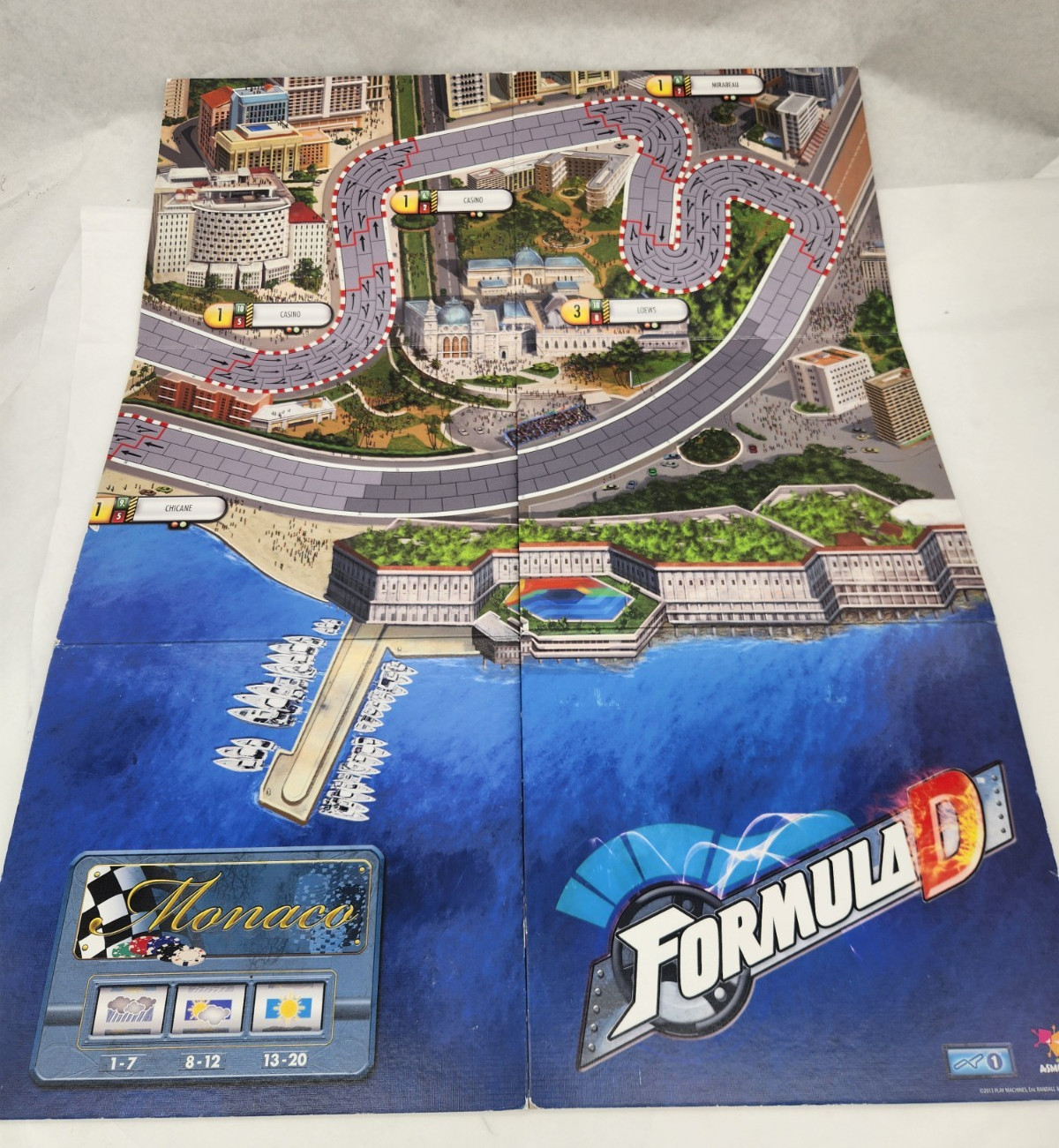 Asmodee Formula D 2013 Board Game- 100% Complete & bagged 2-10 players