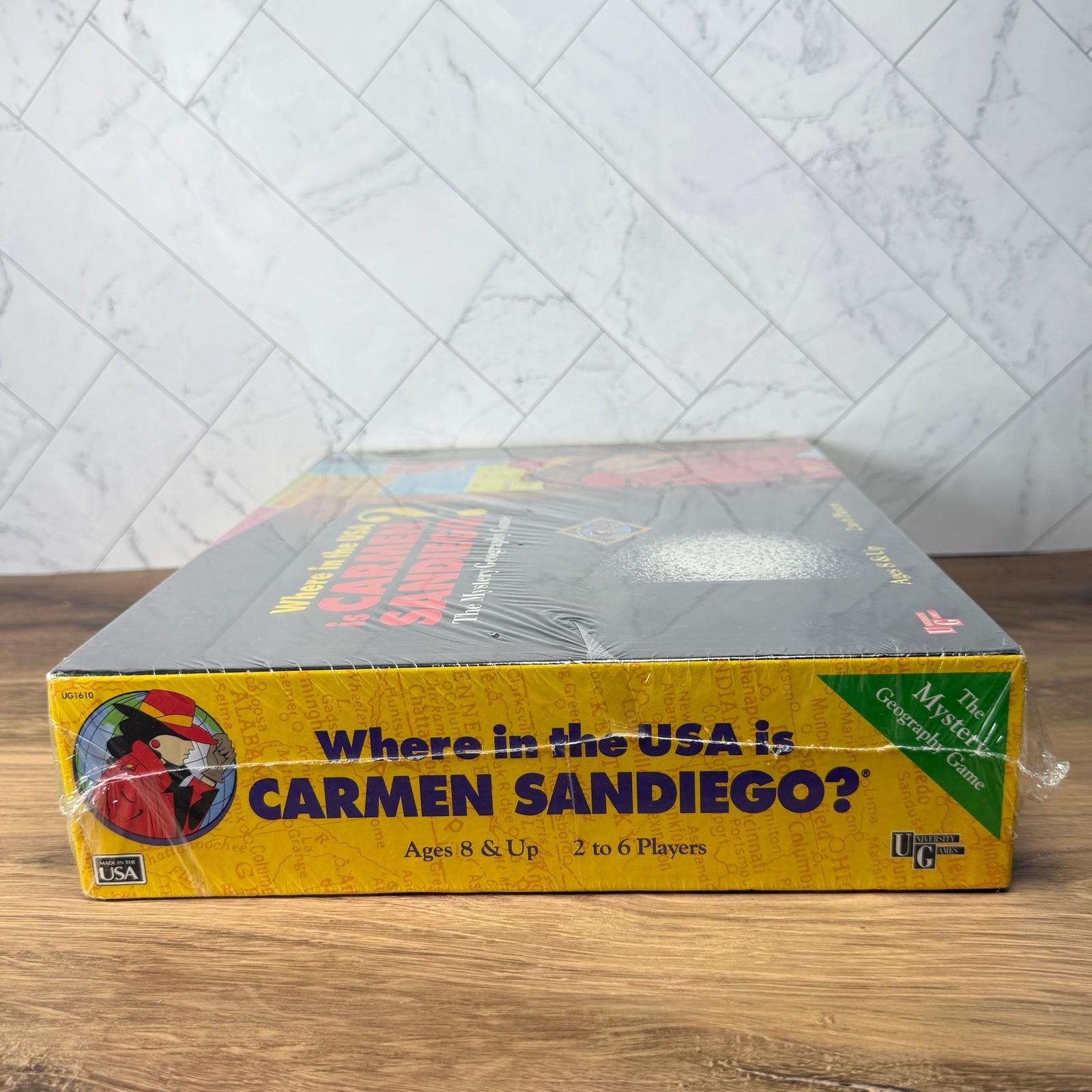 Where in the USA is Carmen Sandiego Board Game Kids Mystery Geography Game NEW