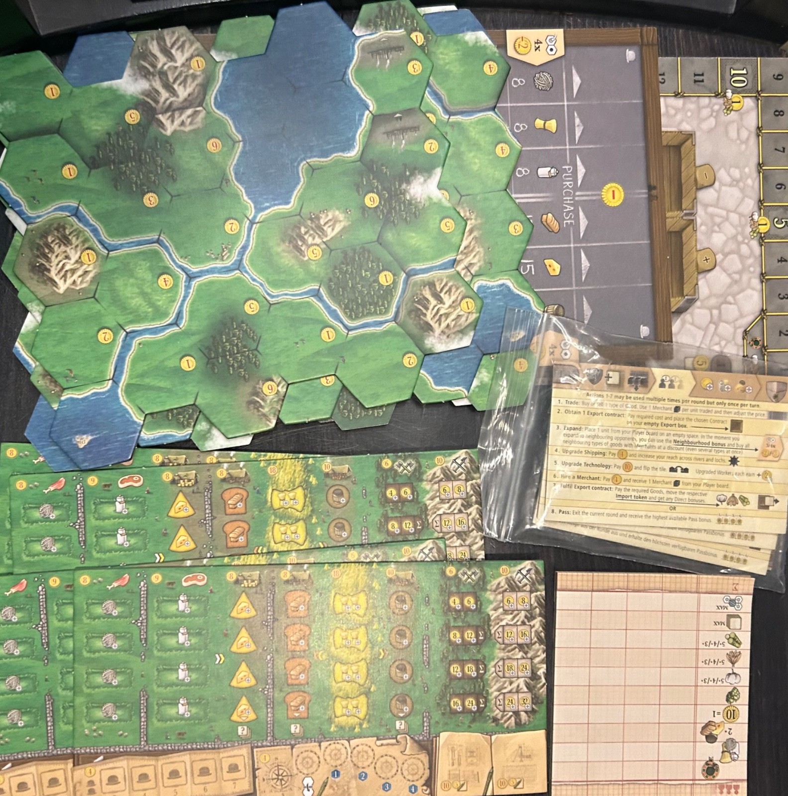 Clans of Caledonia – Karma Games – Premium Kickstarter Edition w/ Sleeve & Coins