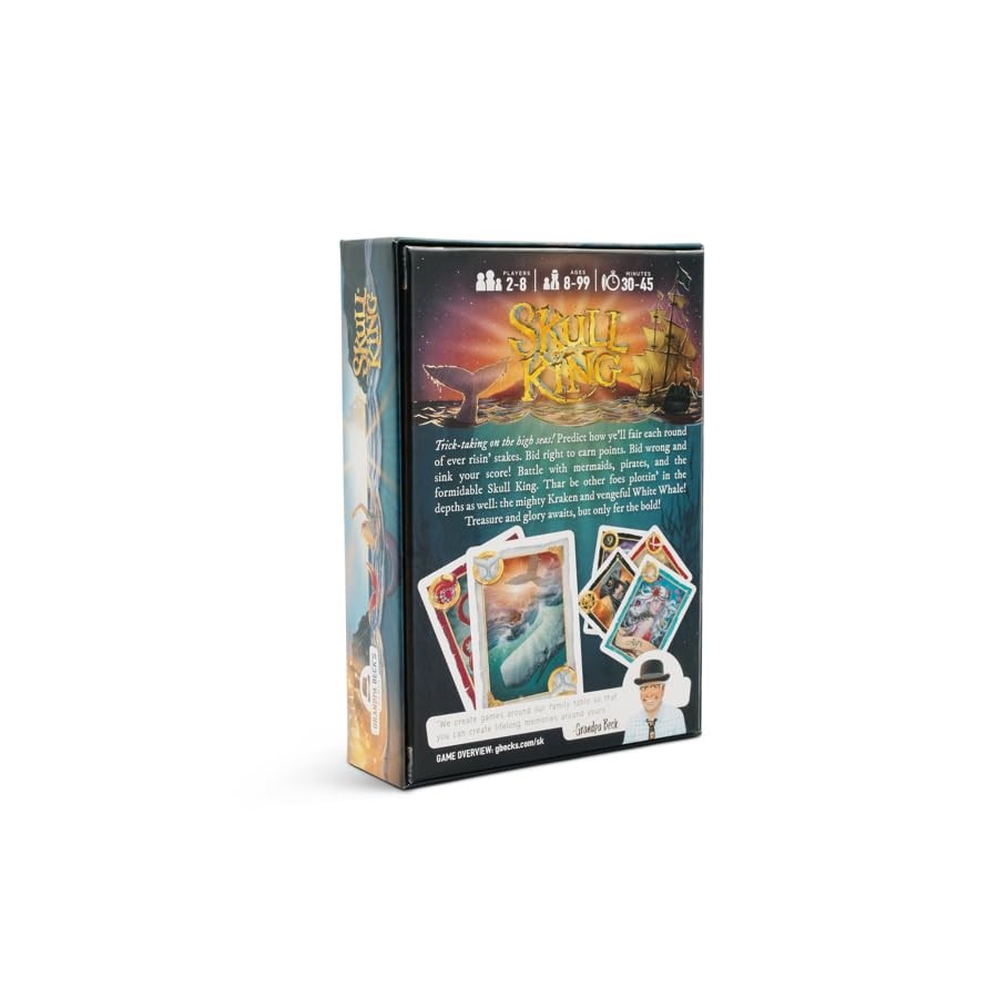 Grandpa Beck’s Games Skull King – The Ultimate Pirate Trick Taking Card White