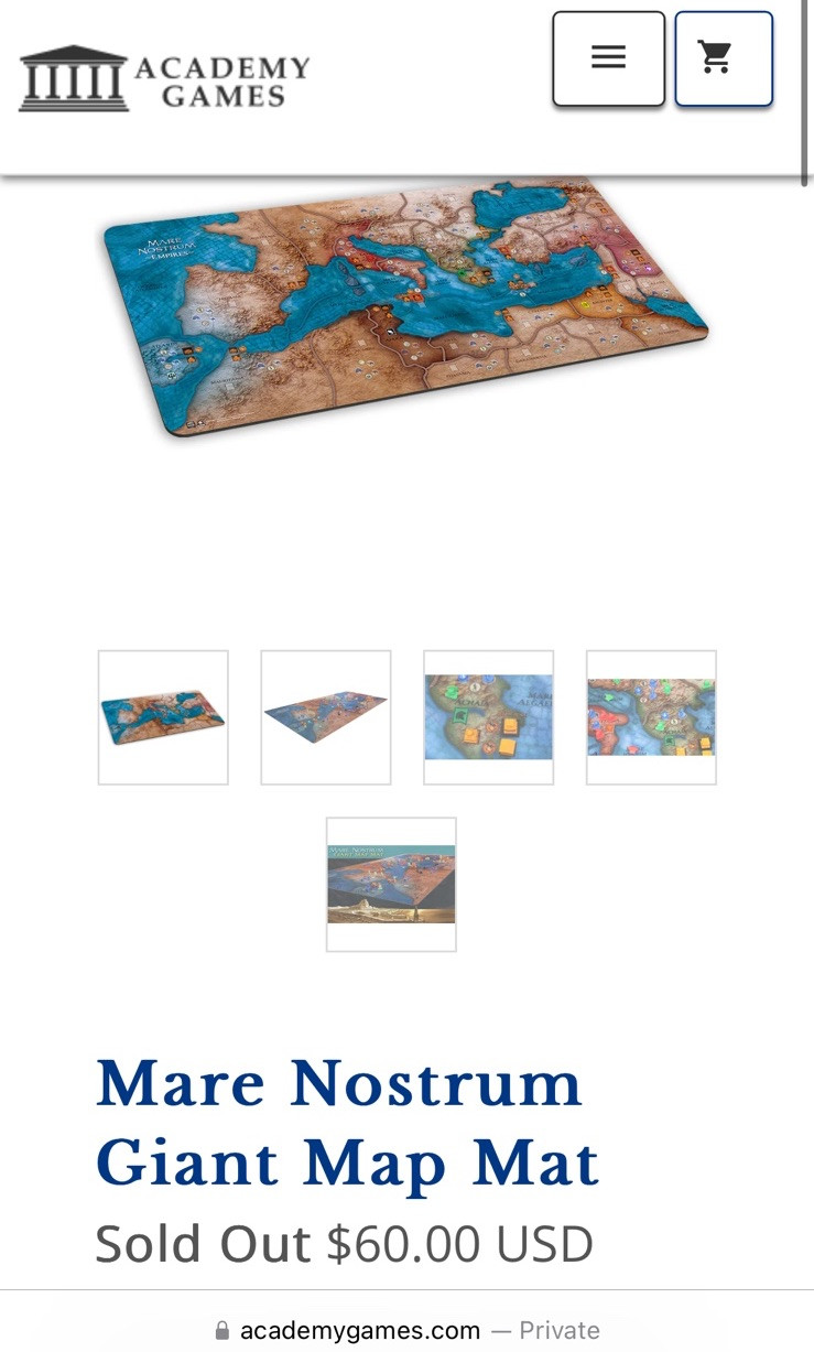 Mare Nostrum Bundle (Base + Atlas Expansion + Giant Map/Playmat)
