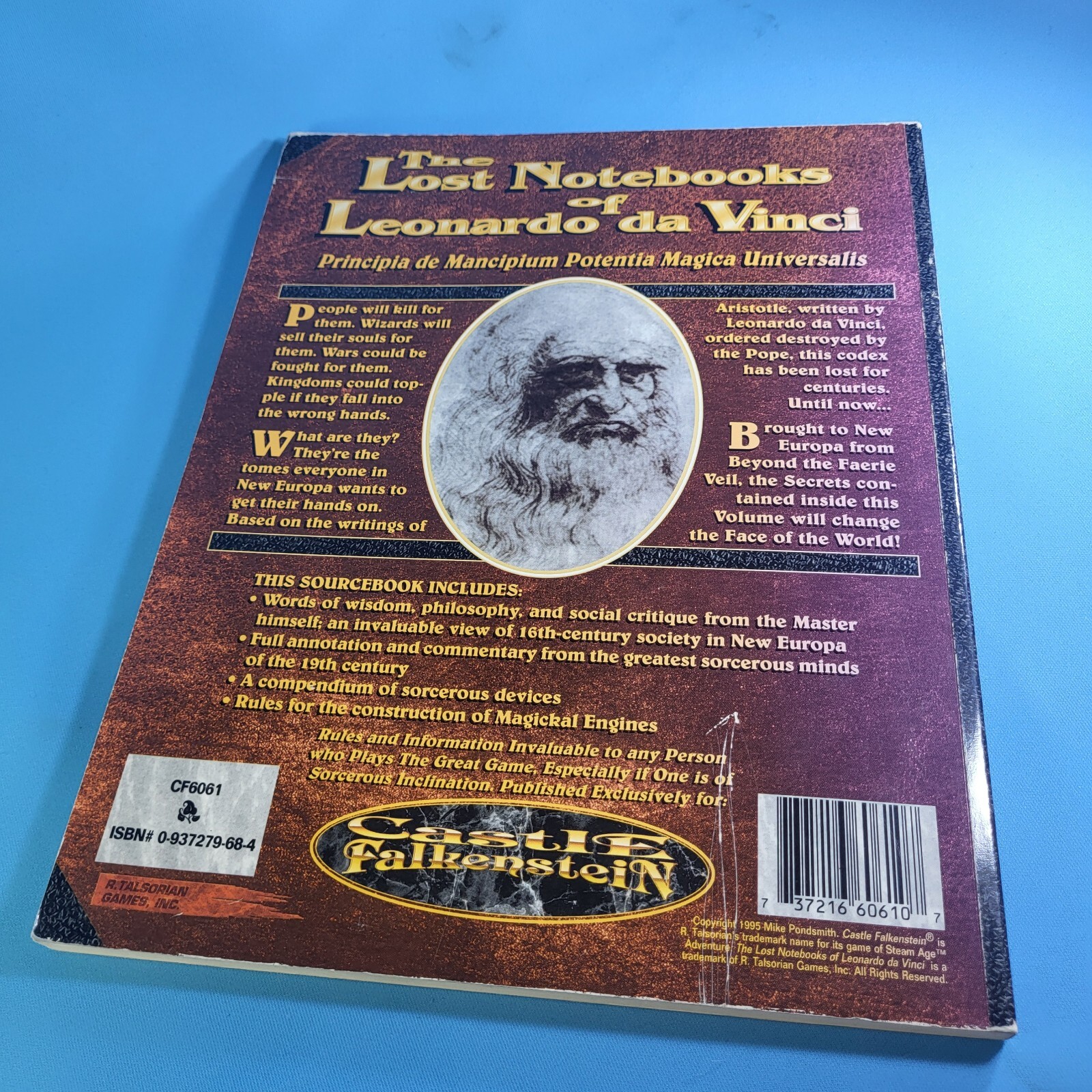 Castle Falkenstein: Steam Age – The Lost Notebooks Of Leonardo Da Vinci Source