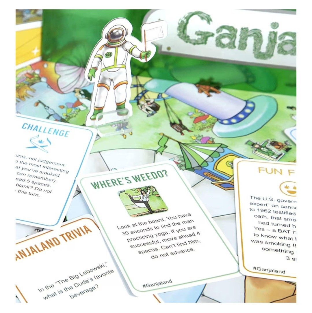 GanjaLand an Epic Weed Adventure Board Game – Brand NEW Factory SEALED