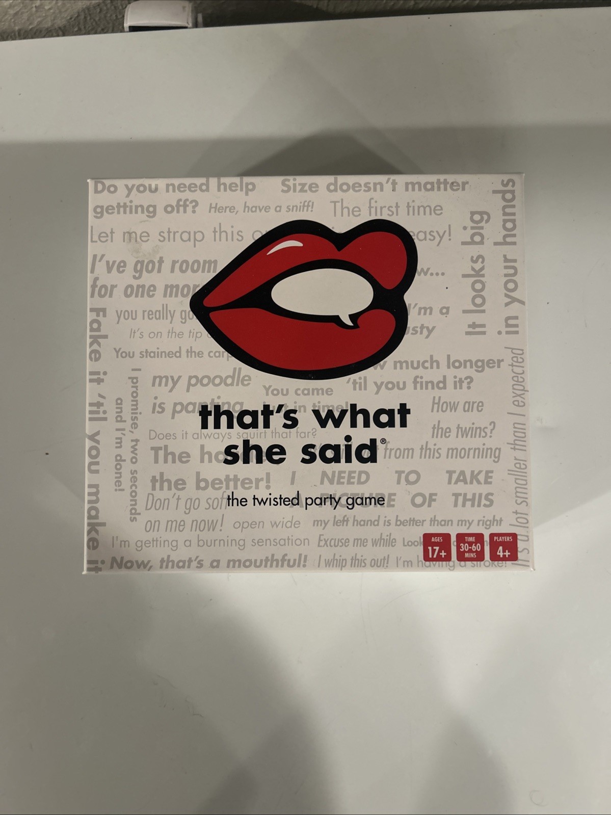 That’s What She Said The Party Game of Twisted Innuendos Board Game – NEW