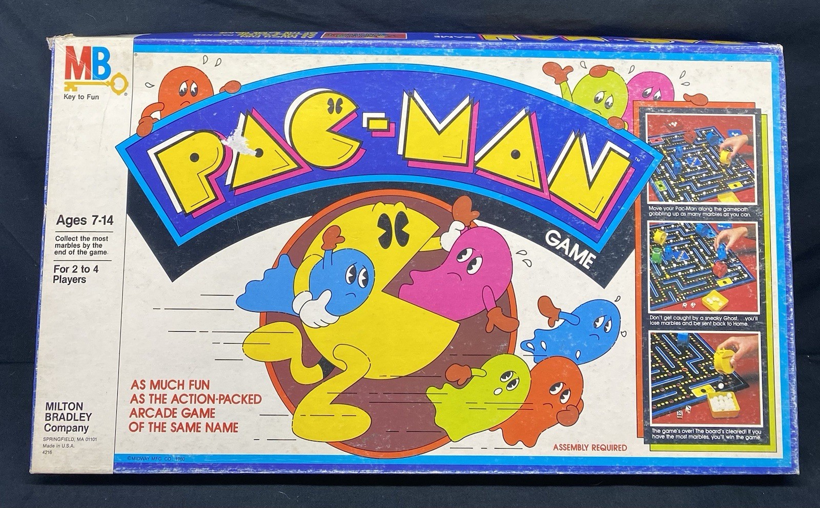 Vintage 1982 Pac-Man Board Game by Milton Bradley MB | Retro Arcade Classic