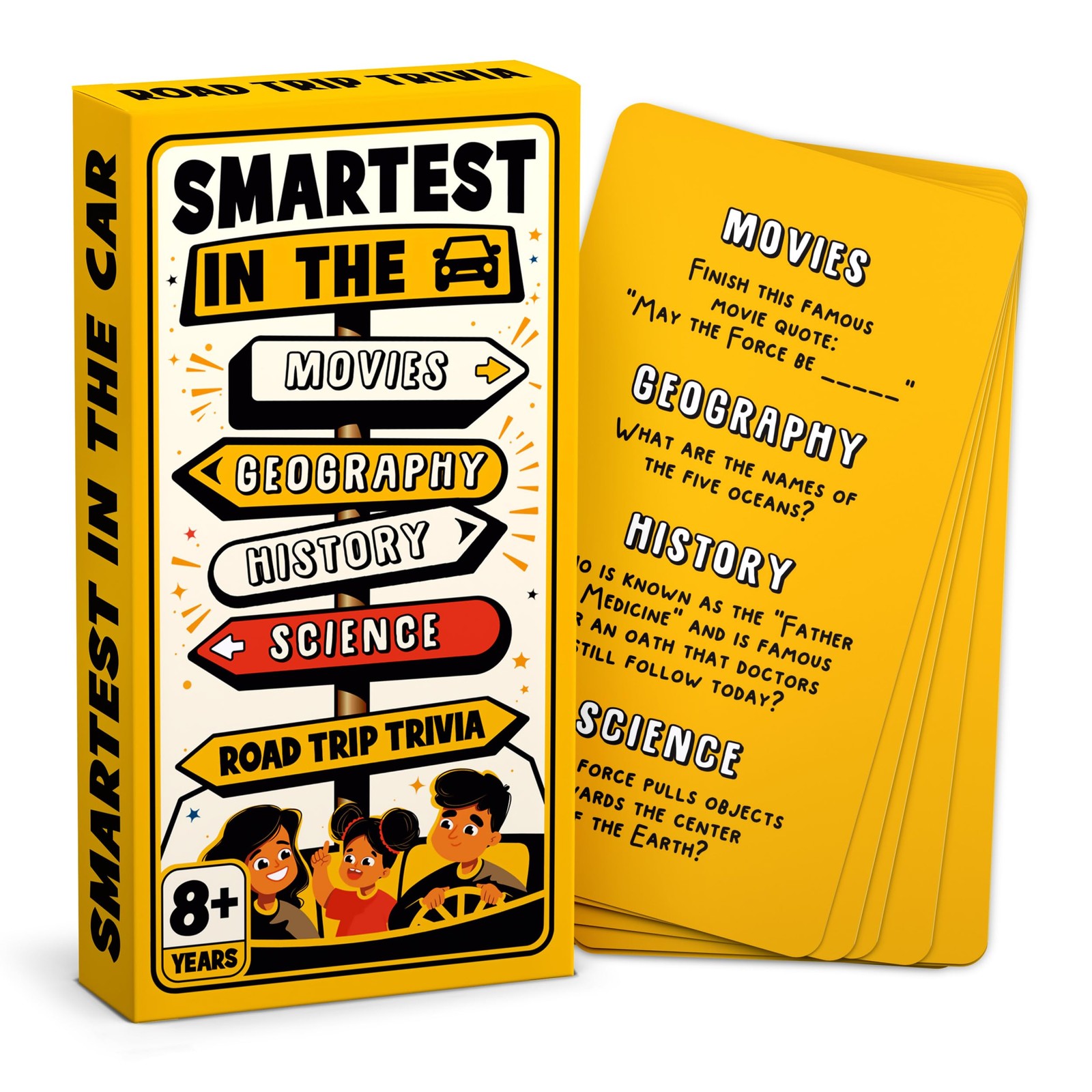 Road Trip Trivia – Road Trip Games for Kids Travel Essentials Car Activities …