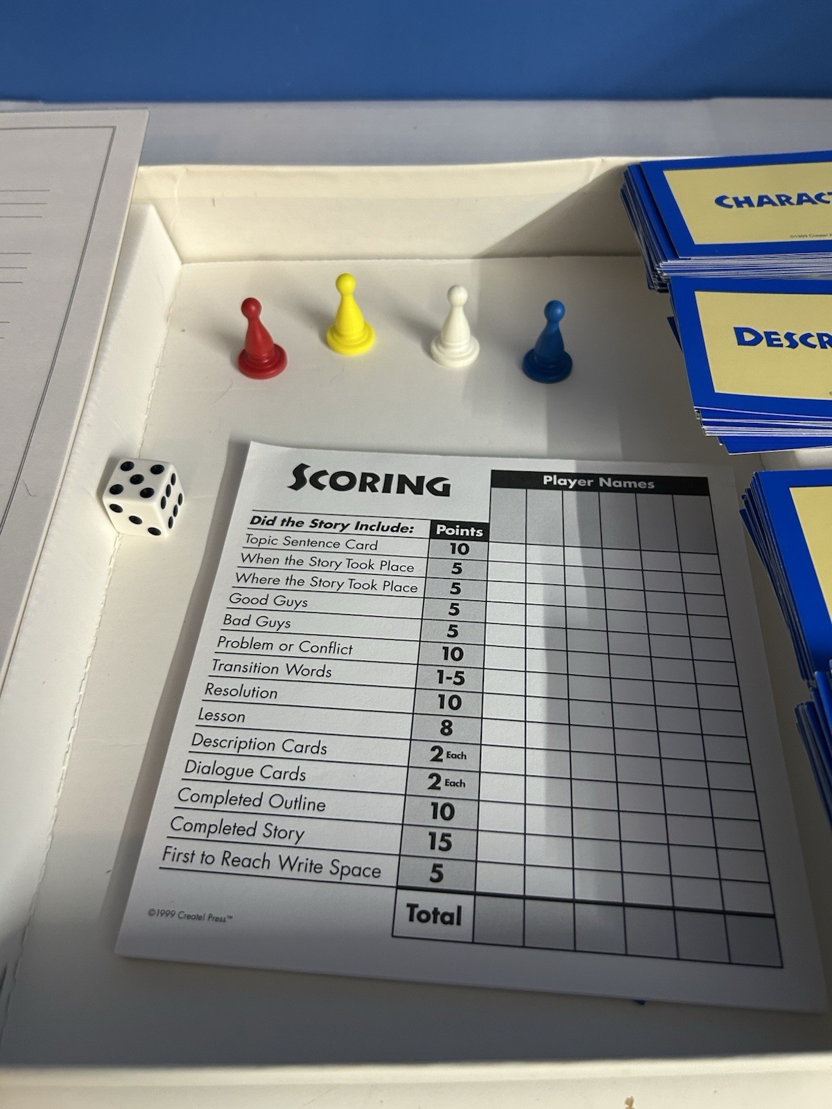 Create-A-Story: The Creative Writing Educational Board Game Play- COMPLETE!