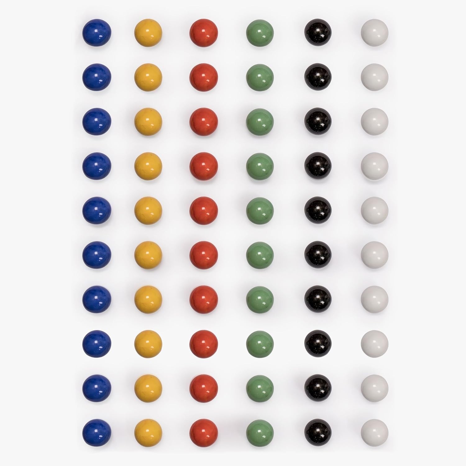 Creative 60-Piece Marbles Set – 16mm Variety in Solid Colors for Kids’ Fun