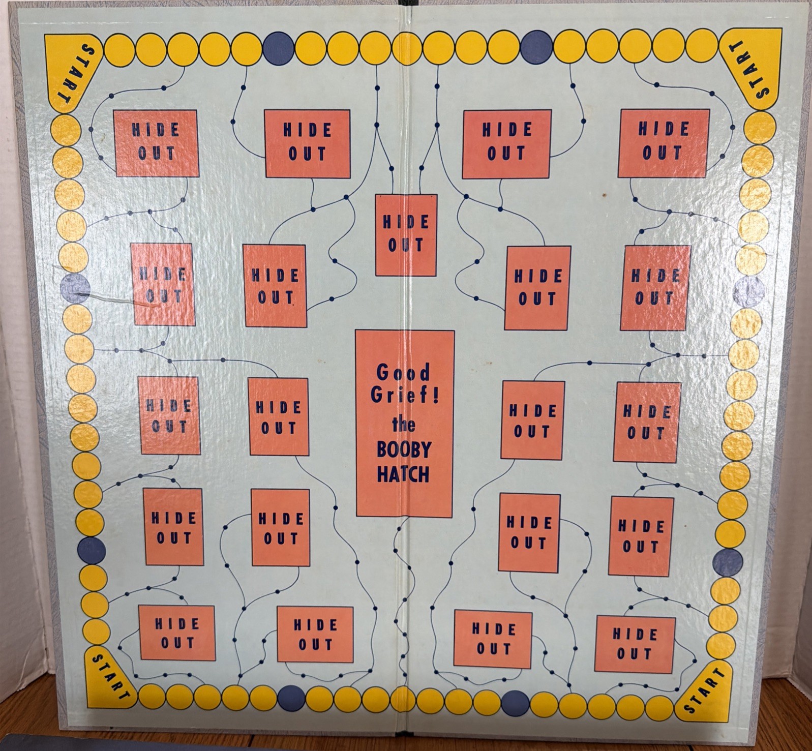 1959 PEANUTS: THE GAME OF CHARLIE BROWN AND HIS PALS GAME BY S & R COMPLETE