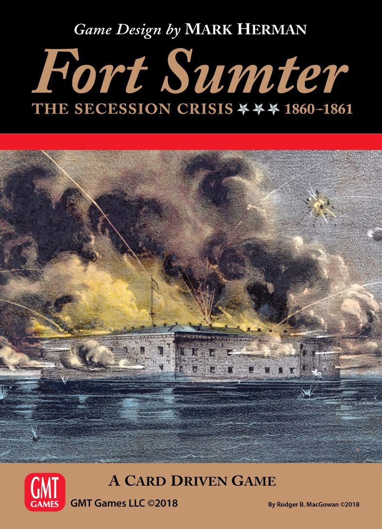 GMT Games: Fort Sumter: The Secession Crisis, 1860-61 NISW Fast Shipping