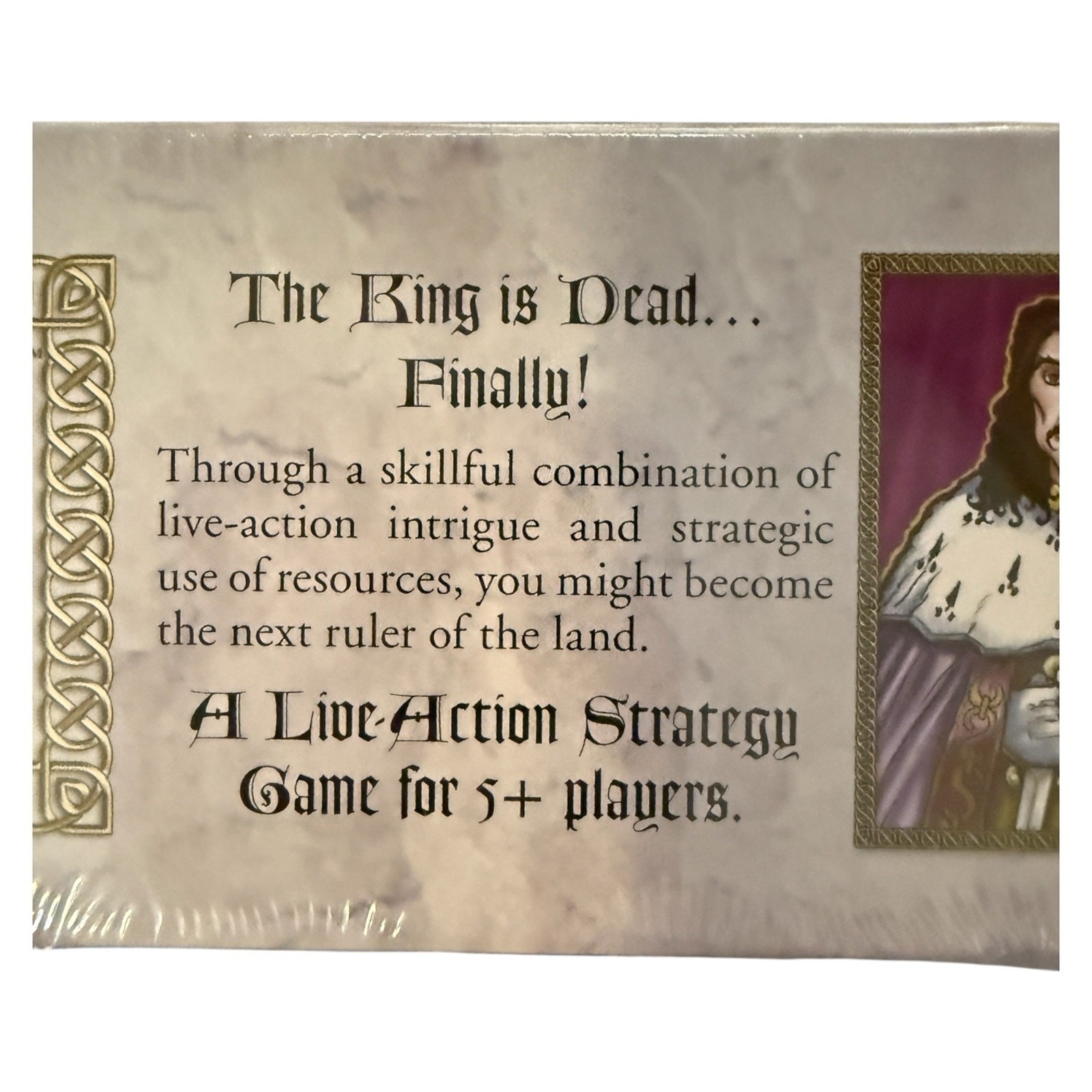 White Wolf Long Live the King Strategy Board Card Game – NEW