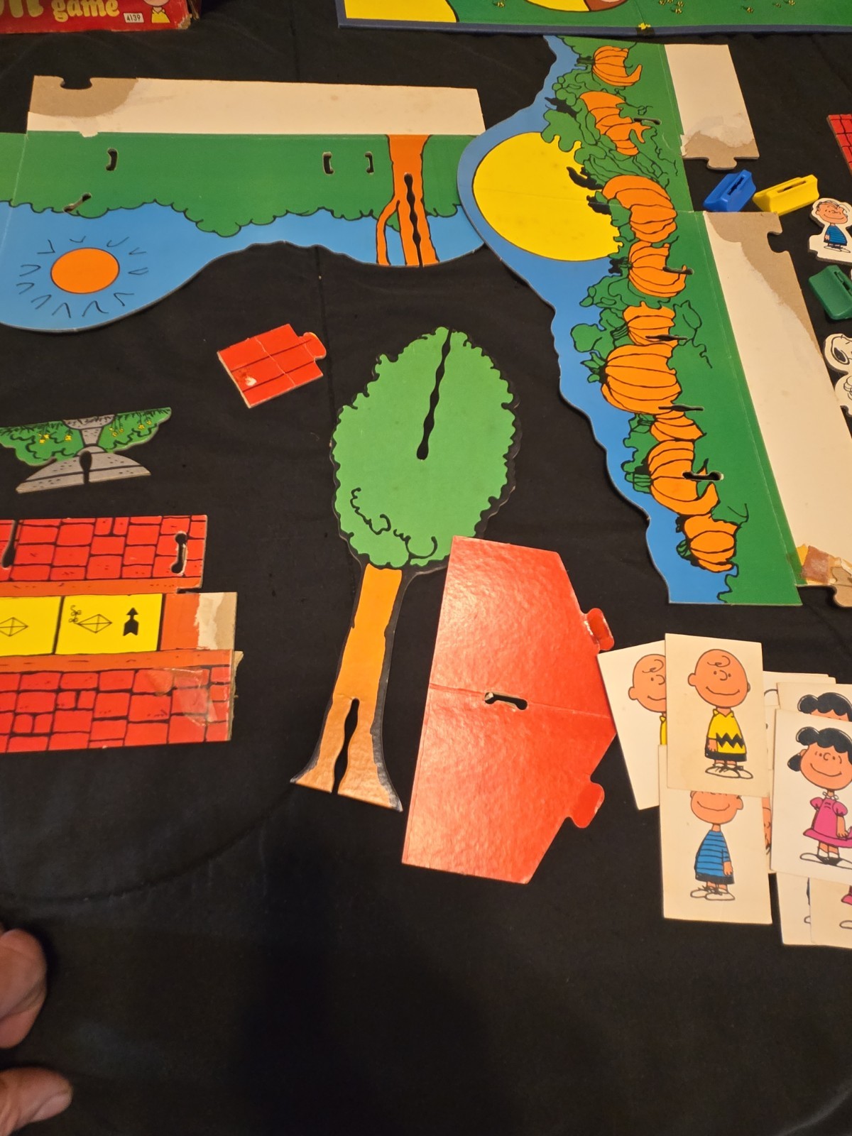Vintage 1971 Milton Bradley GOOD OL CHARLIE BROWN Board Game 4139 Used