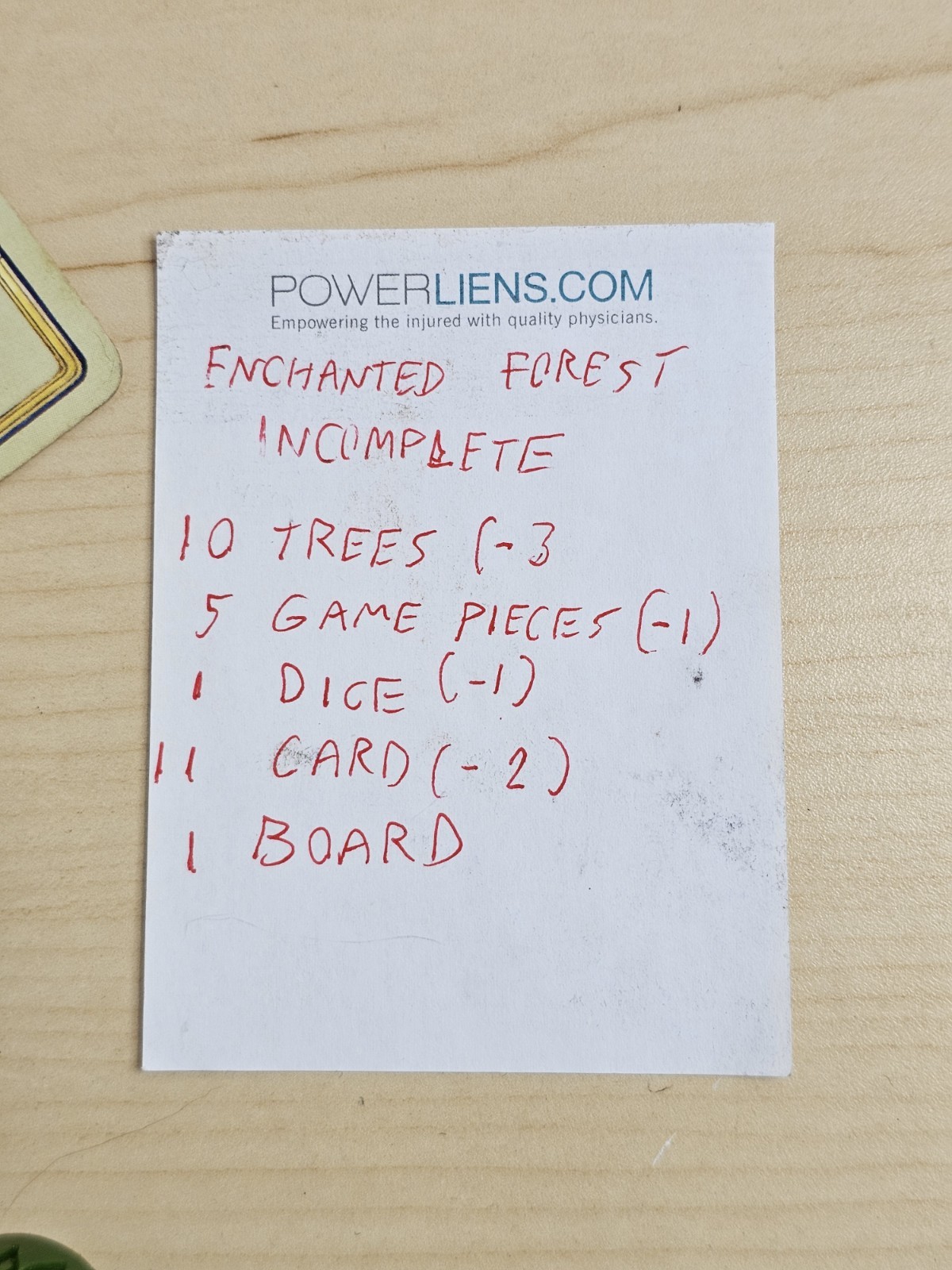 VINTAGE Enchanted Forest Board Game Ravensburger 1982 Incomplete As Is