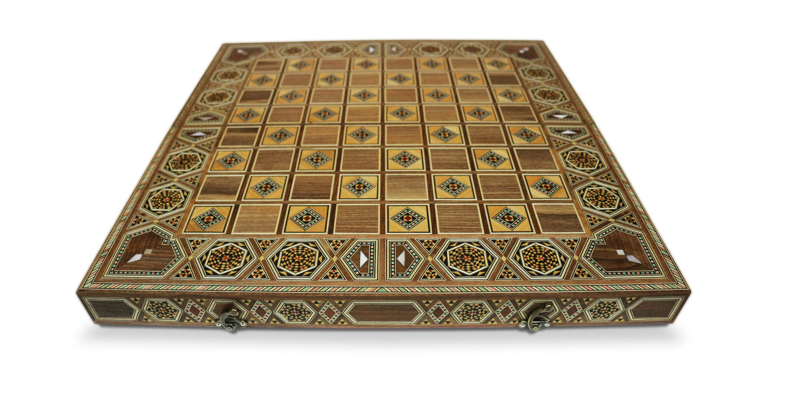Wooden Backgammon/Chess Board Including Wooden Bricks BT525 S
