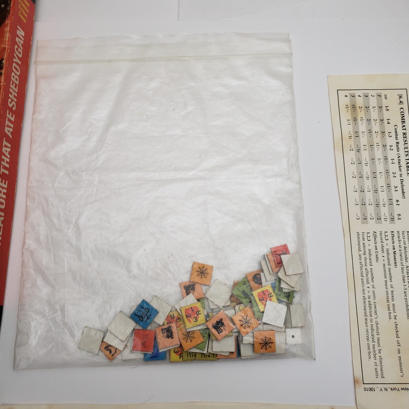 Vintage 1979 The Creature That Ate Sheboygan Fiction Board Game