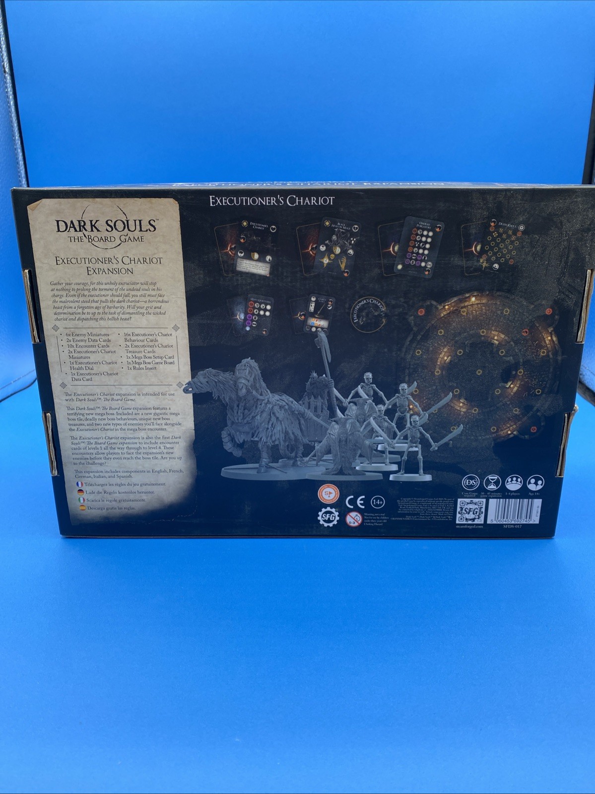 Dark Souls The Board Game Executioners Chariot Expansion Open Box New Unpunched