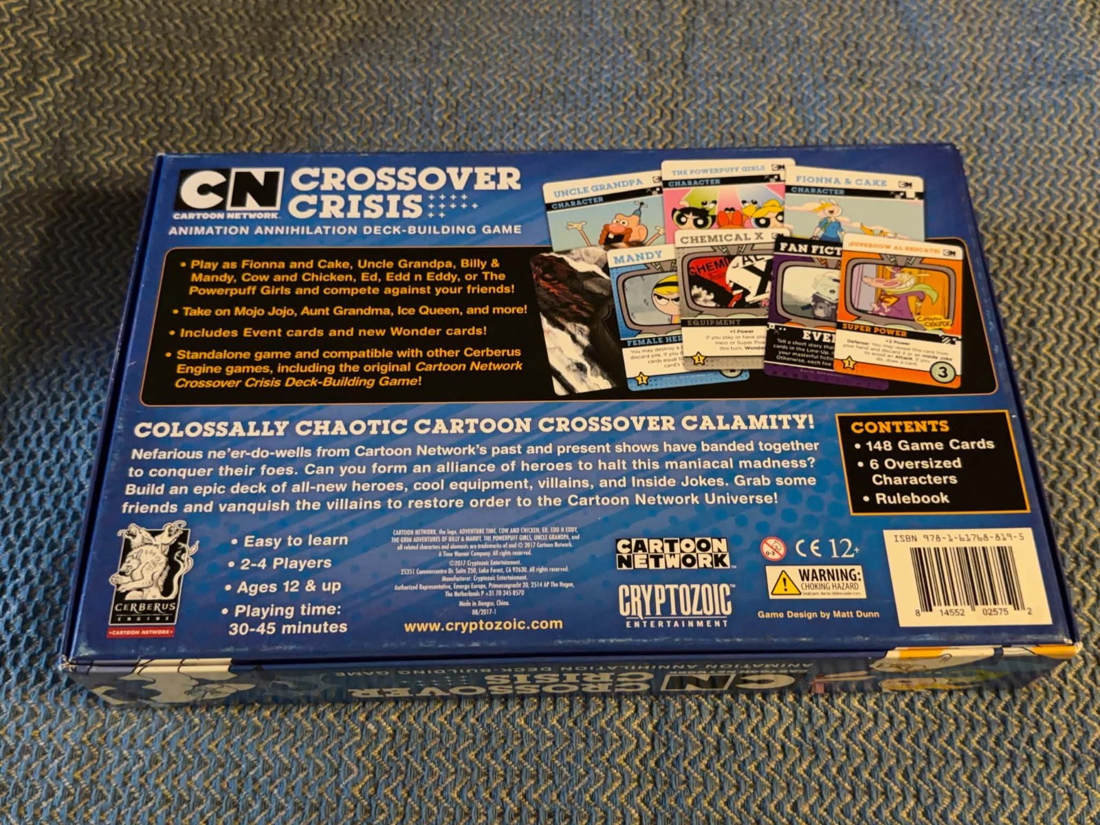 Cryptozoic CN Crossover Crisis Deck Building Game 1st Printing GREAT SHAPE!