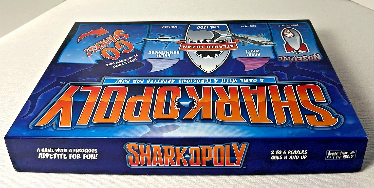 SHARK-OPOLY: A Game with a Ferocious Appetite for Fun, Late for the Sky, NEW OB