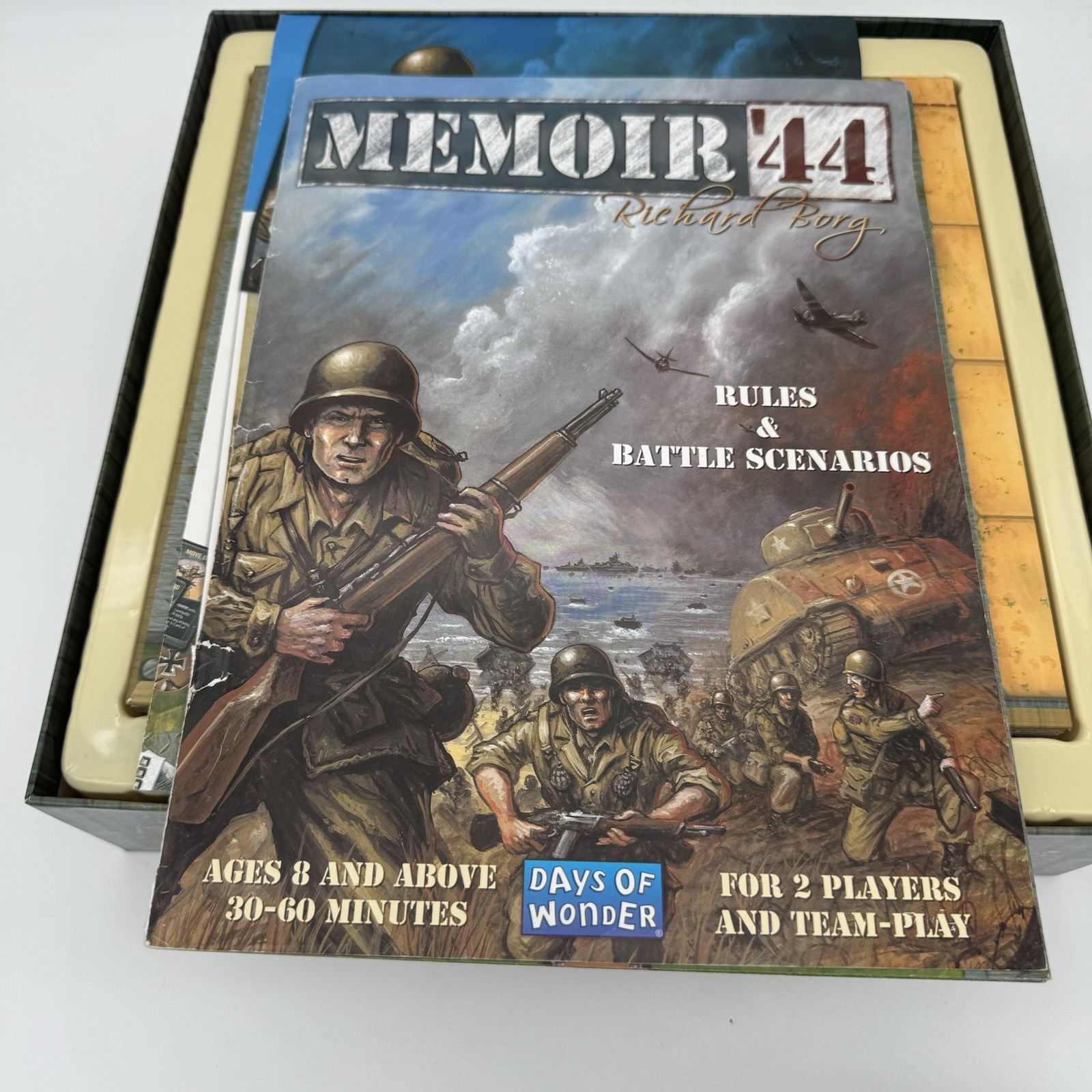 Days of Wonder Memoir ’44 Board Game – Complete CIB – War Military Table Top WW2