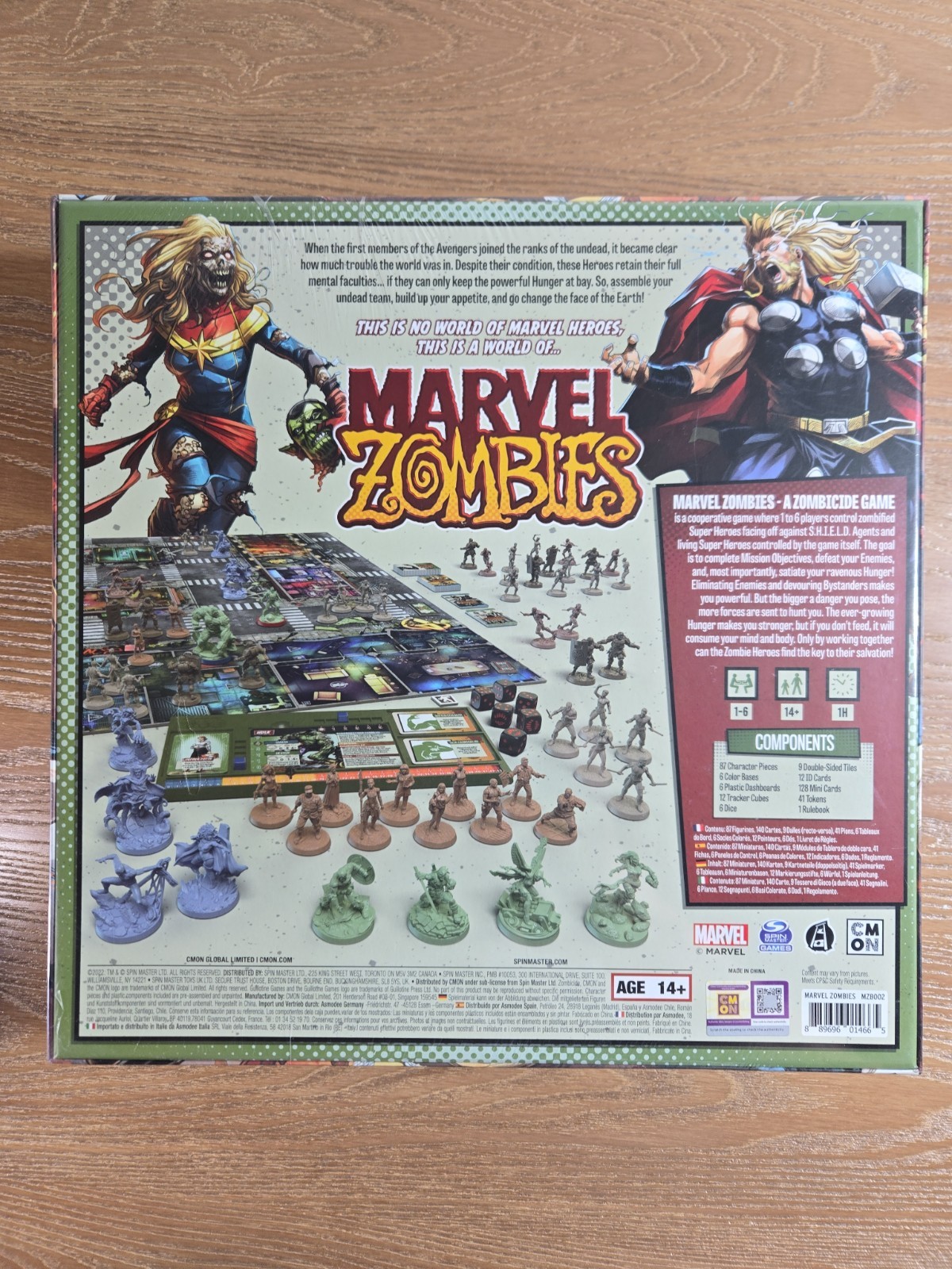 NEW Sealed Marvel Zombies Base Board Game Kickstarter Core Box Zombicide CMON