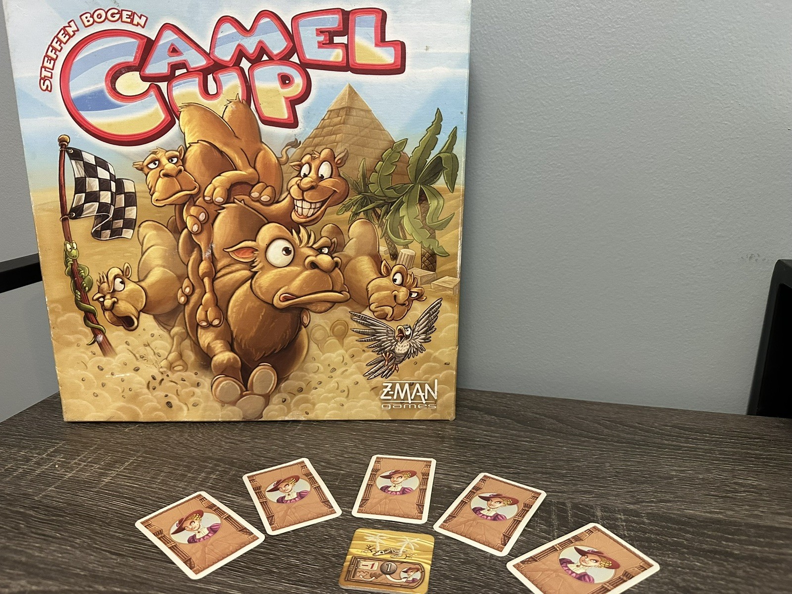 Camel Up Board Game First Edition Replacement Betting Card & Oasis/Desert Tile