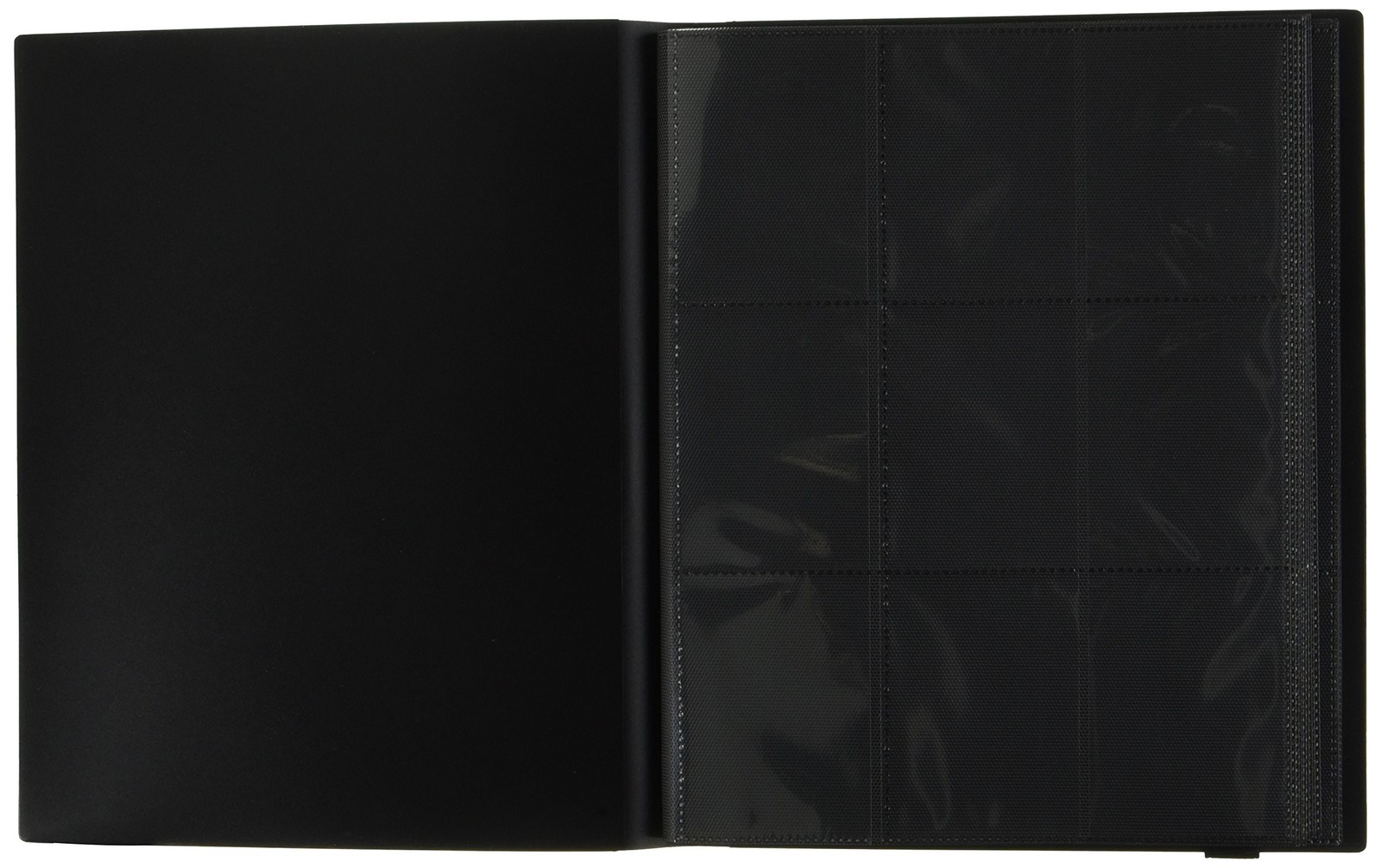 BCW Pro-Folio 9-Pocket Card Album – Black | Archival Safe, Side-Loading Tradi…